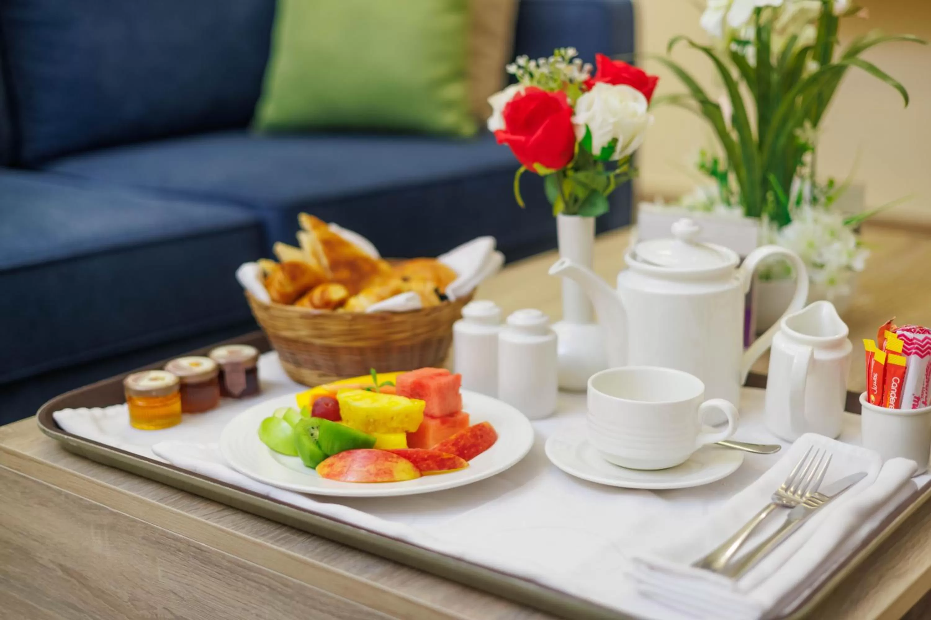 Living room in Silver Moon Hotel