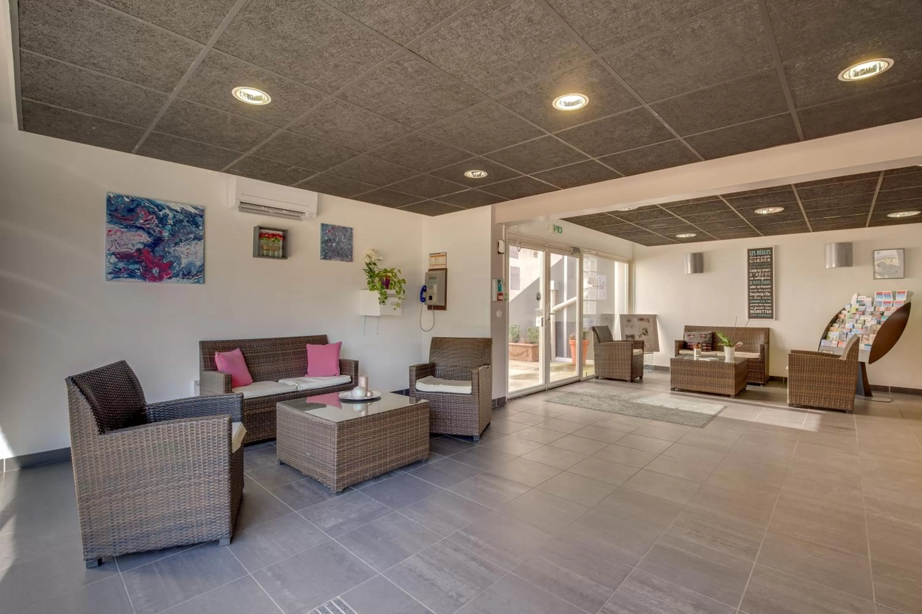 Lobby or reception in Résidence Azurea