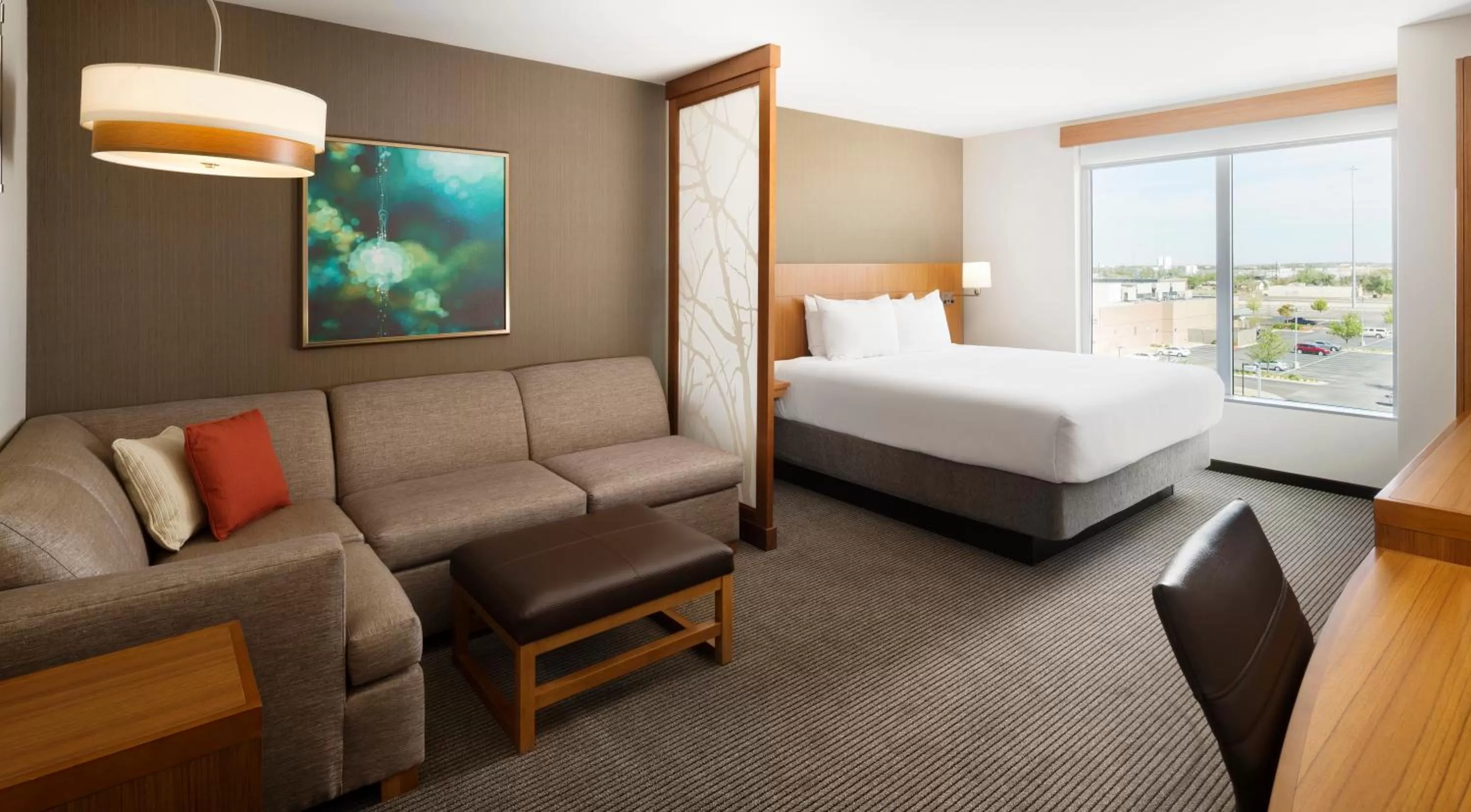 King Room with Sofa Bed and Accessible Tub - Disability Access in Hyatt Place Lubbock