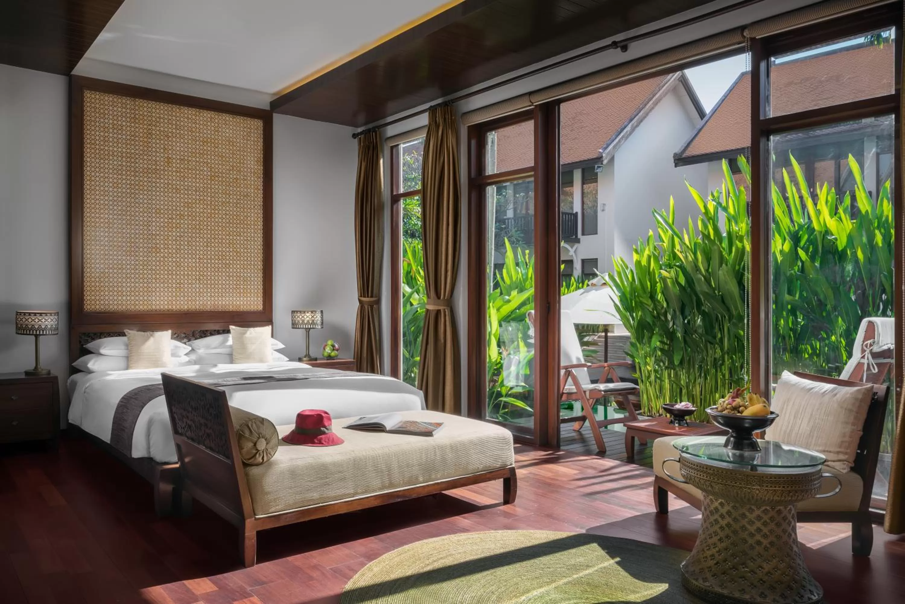 Photo of the whole room, Bed in Anantara Angkor Resort