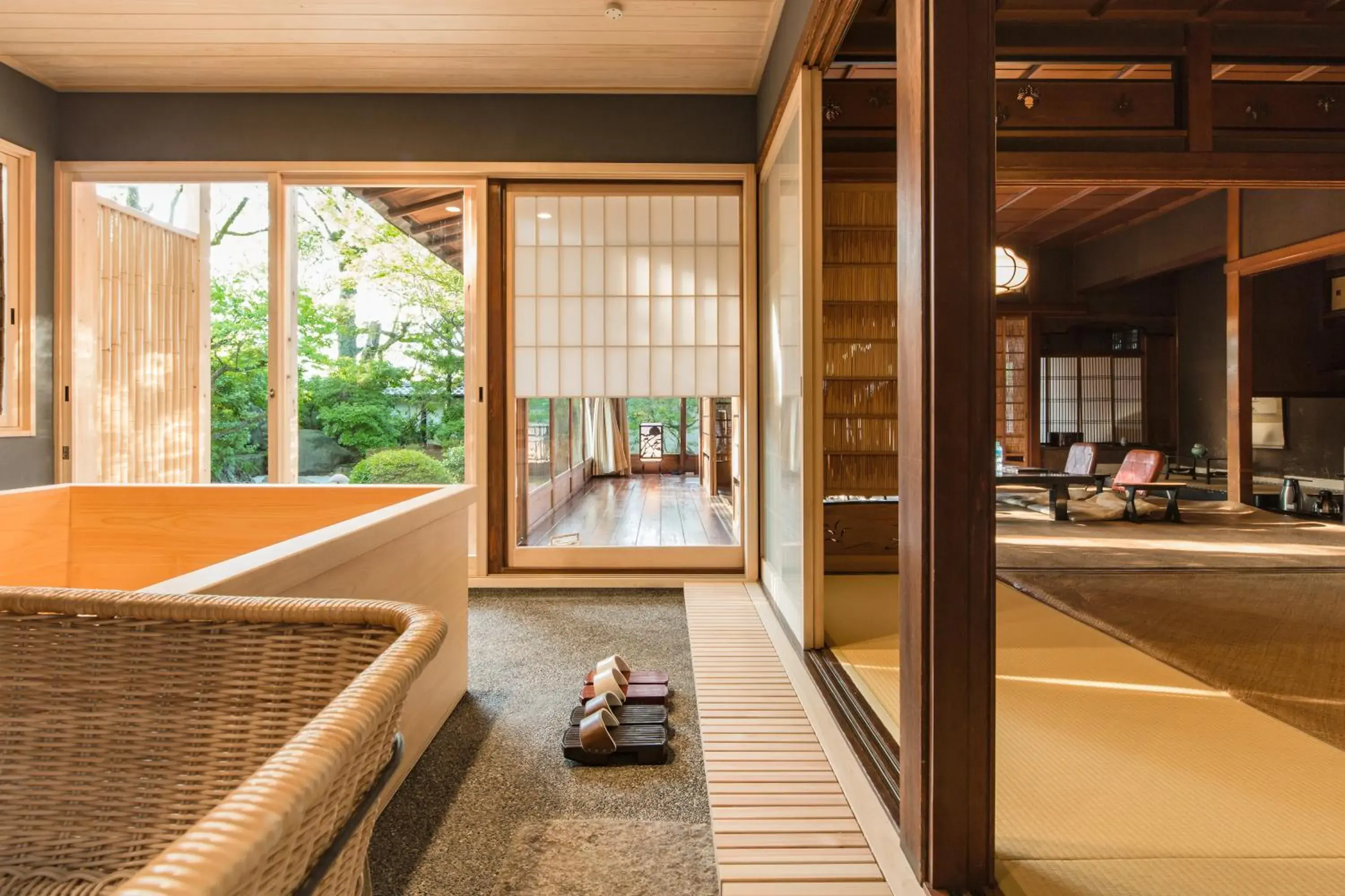 Bathroom in Kyoto Nanzenji Ryokan Yachiyo