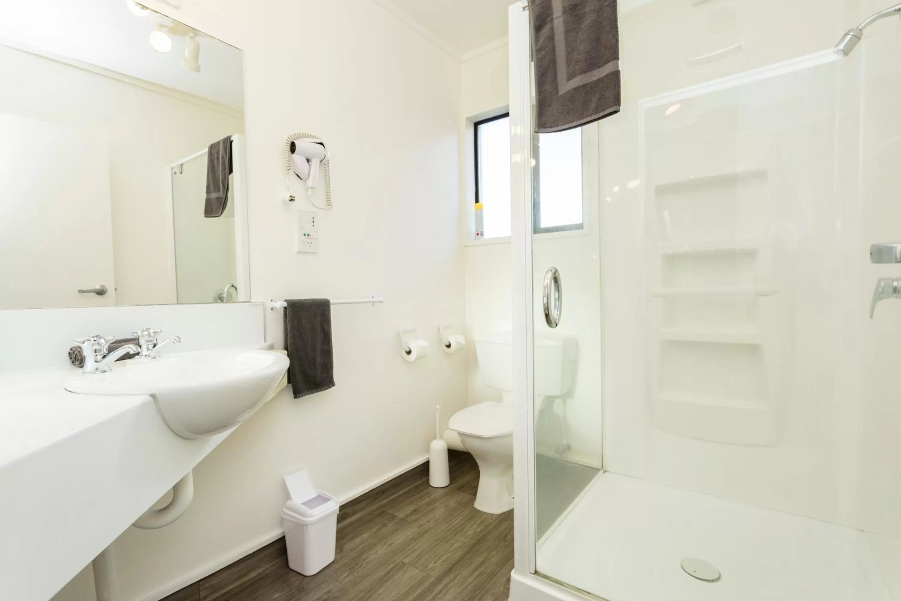 Shower in 755 Regal Court Motel