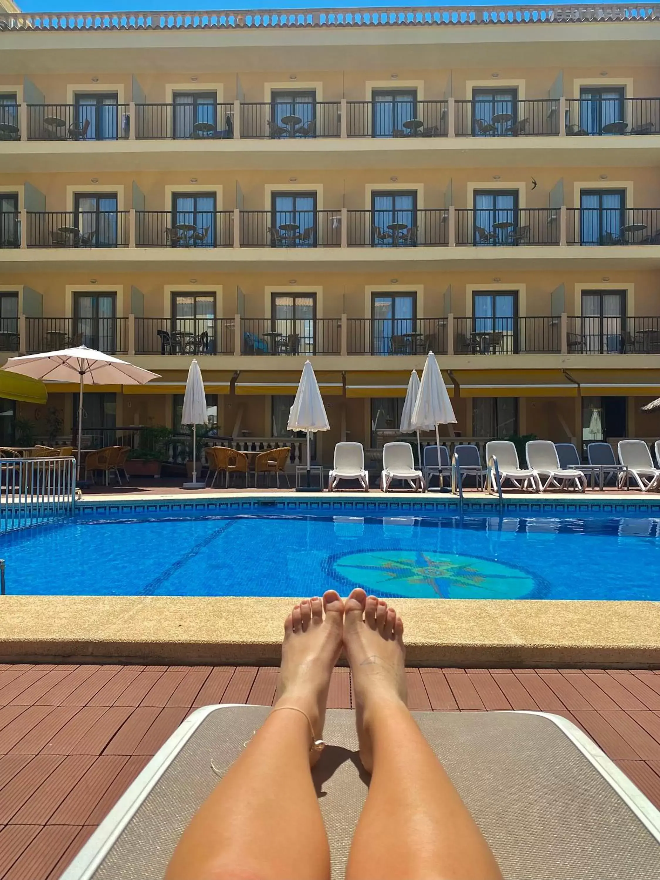 Swimming Pool in Hotel Amoros