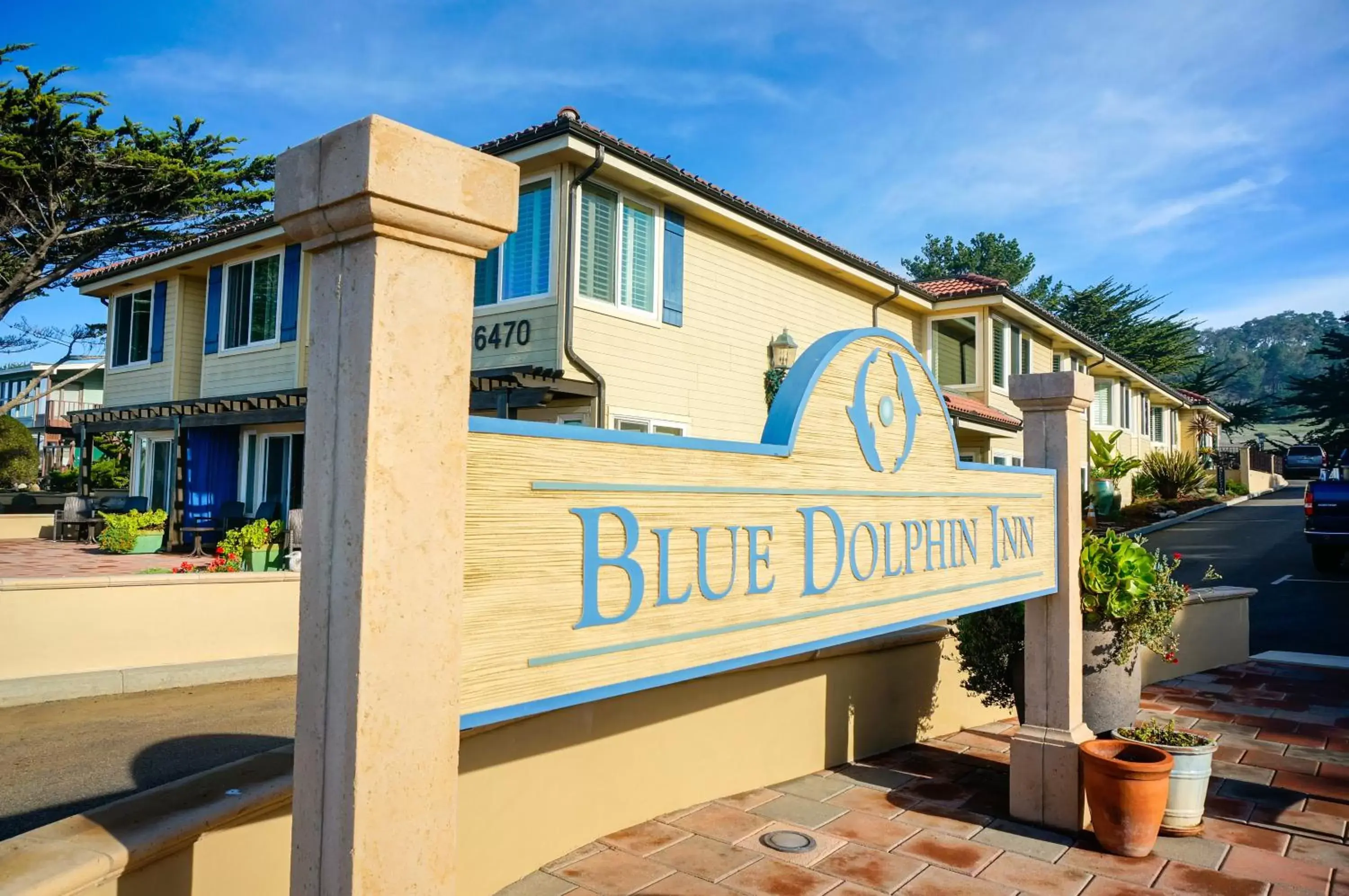 Decorative detail, Property Building in Blue Dolphin Inn