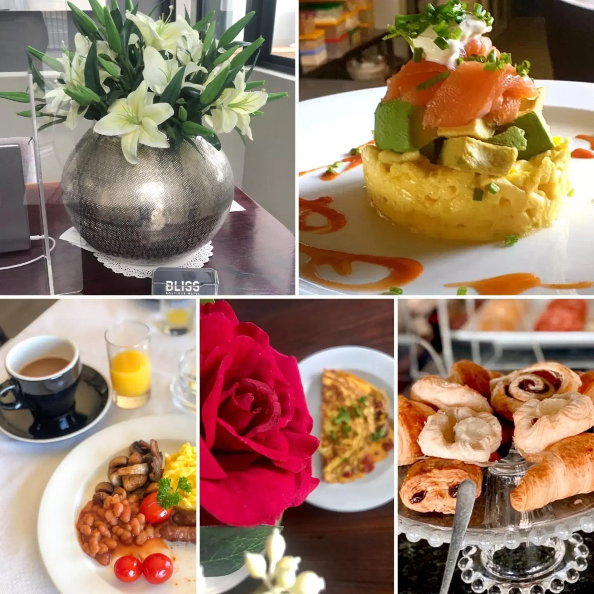 Restaurant/places to eat, Food in Bliss Boutique Hotel