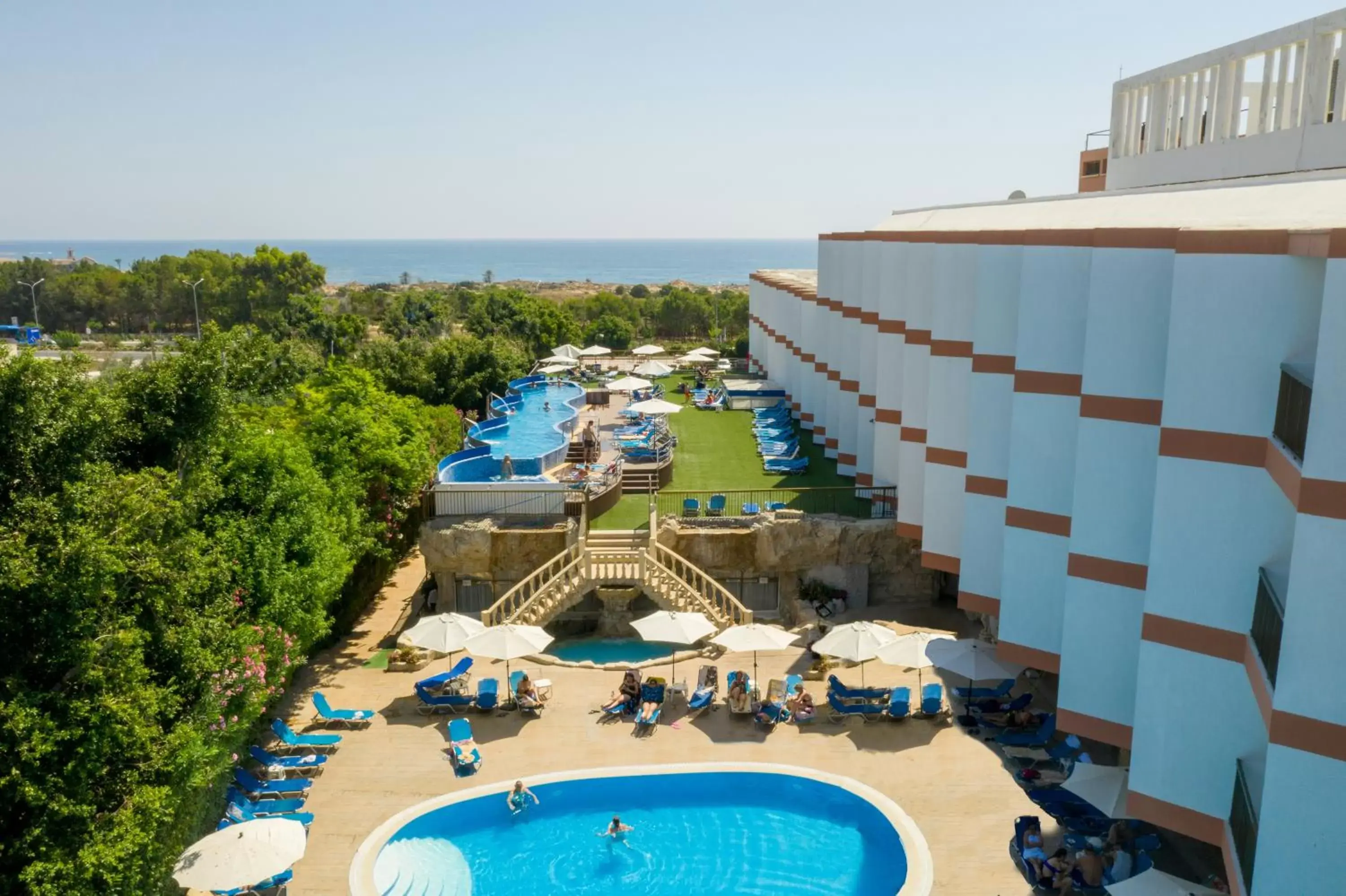 Swimming pool in Avlida Hotel