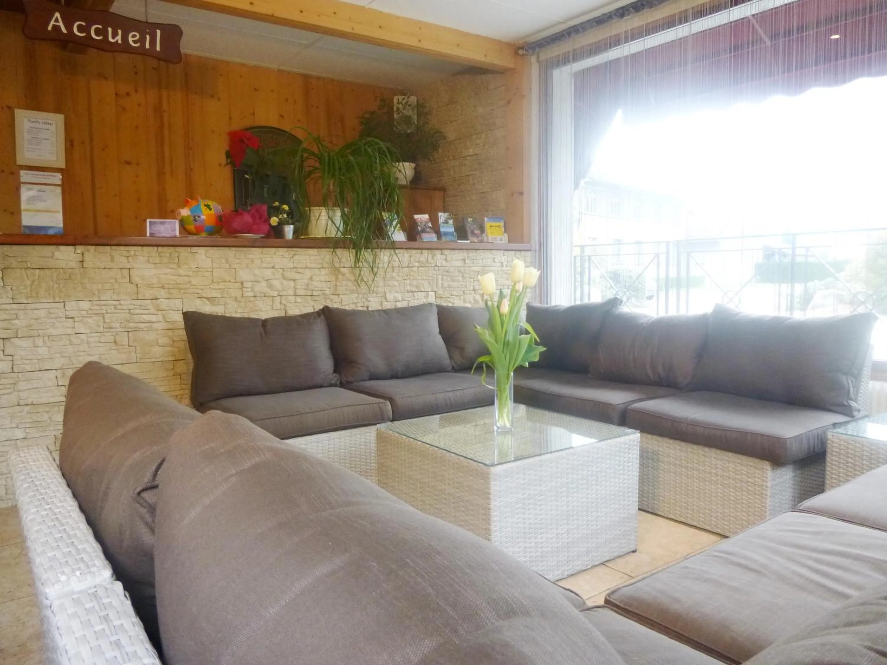 Lobby or reception in Auberge de Costaroche