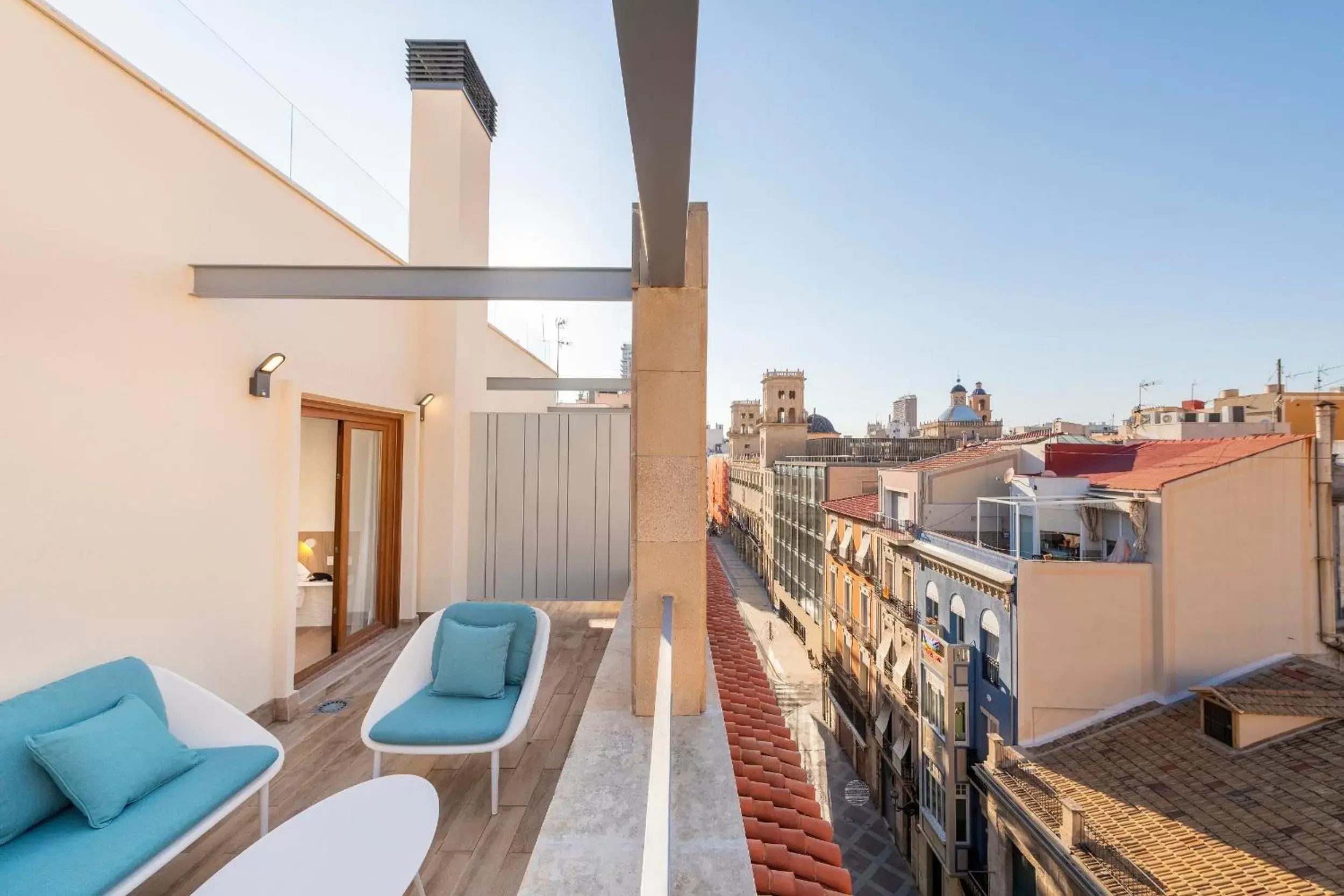 Balcony/Terrace in Odyssey Rooms Alicante