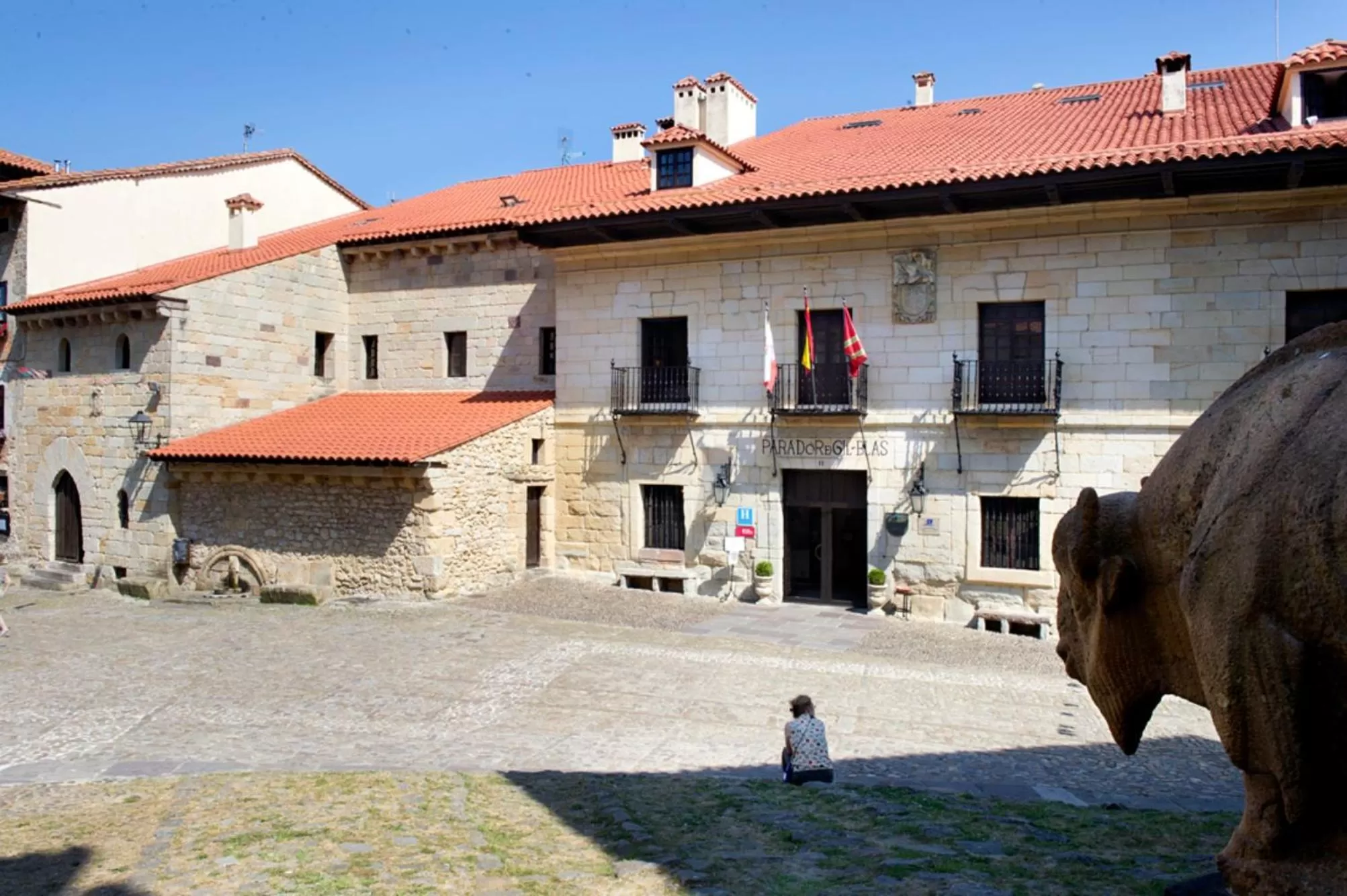 Property building in Parador de Santillana Gil Blas