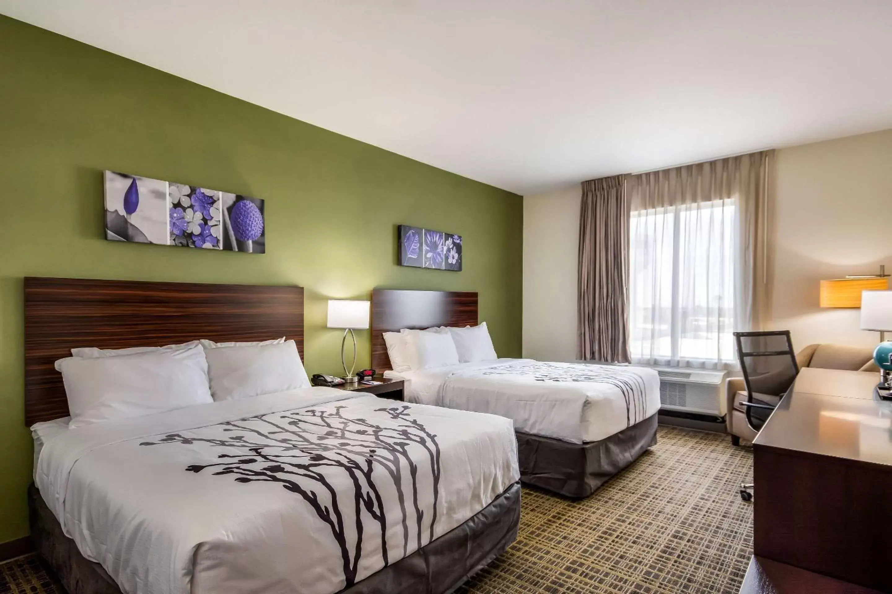 Photo of the whole room, Bed in Sleep Inn & Suites Yukon Oklahoma City