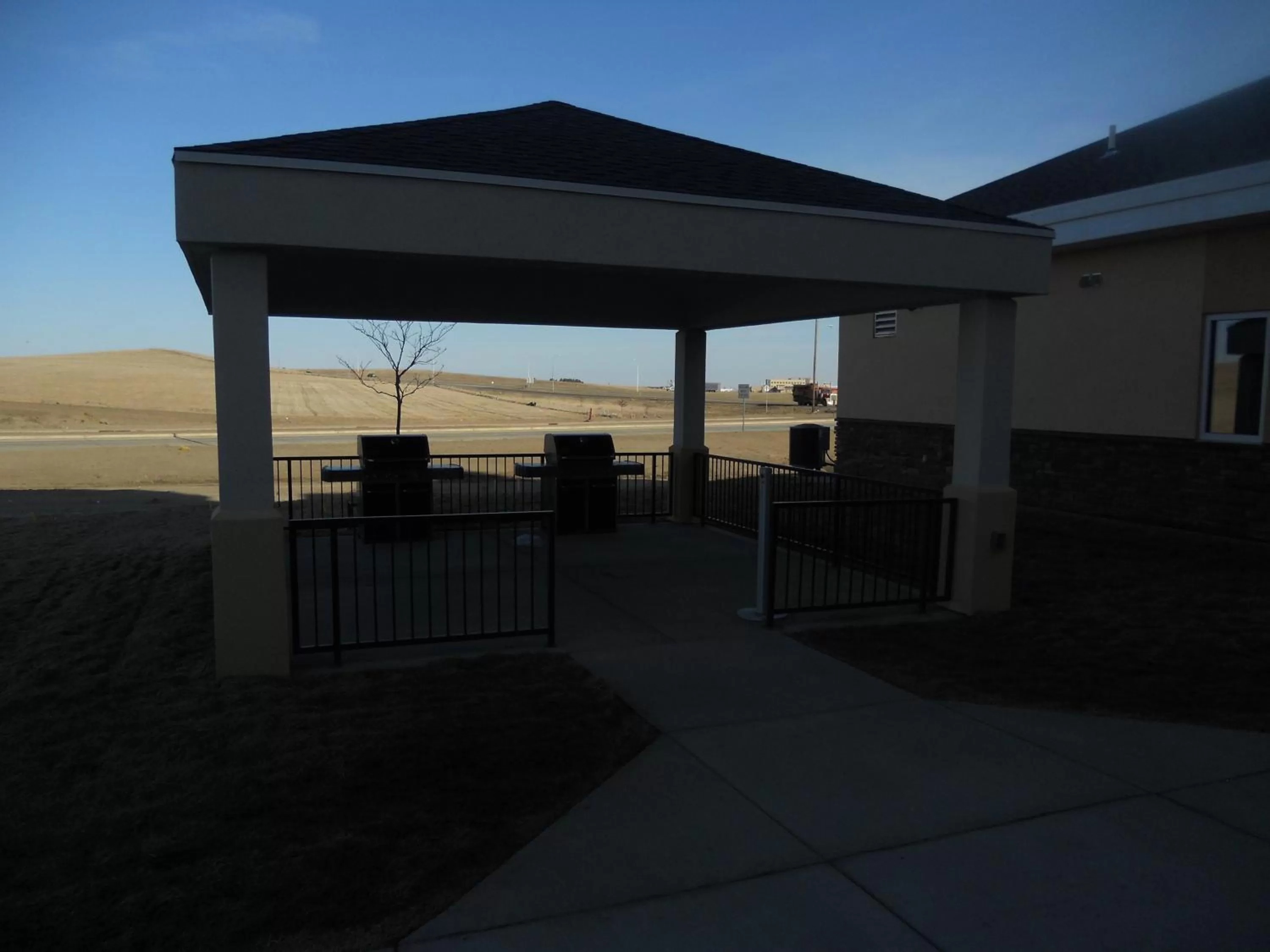 Patio in Hawthorn Extended Stay by Wyndham Dickinson