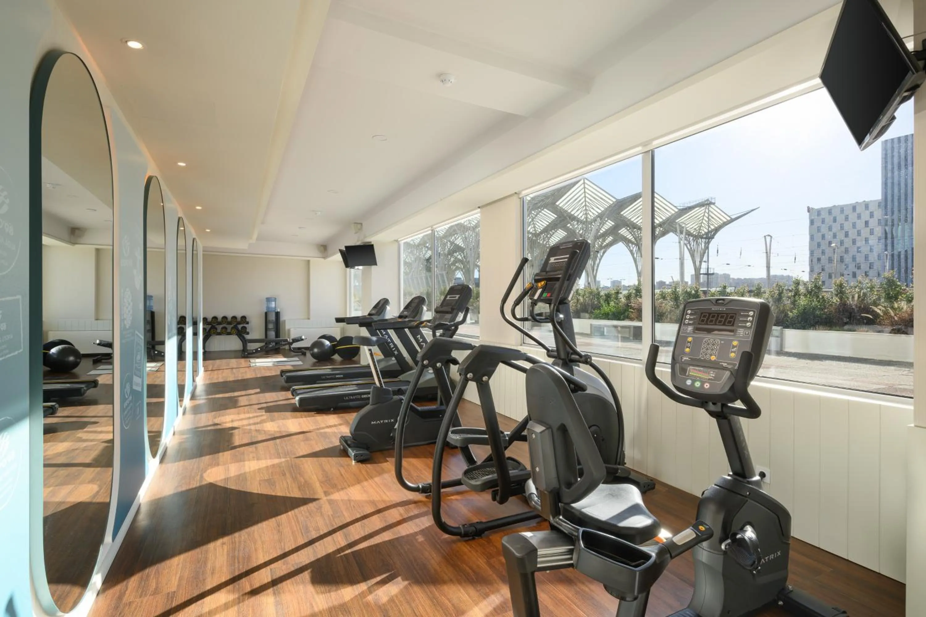 Fitness centre/facilities in Melia Lisboa Oriente Hotel