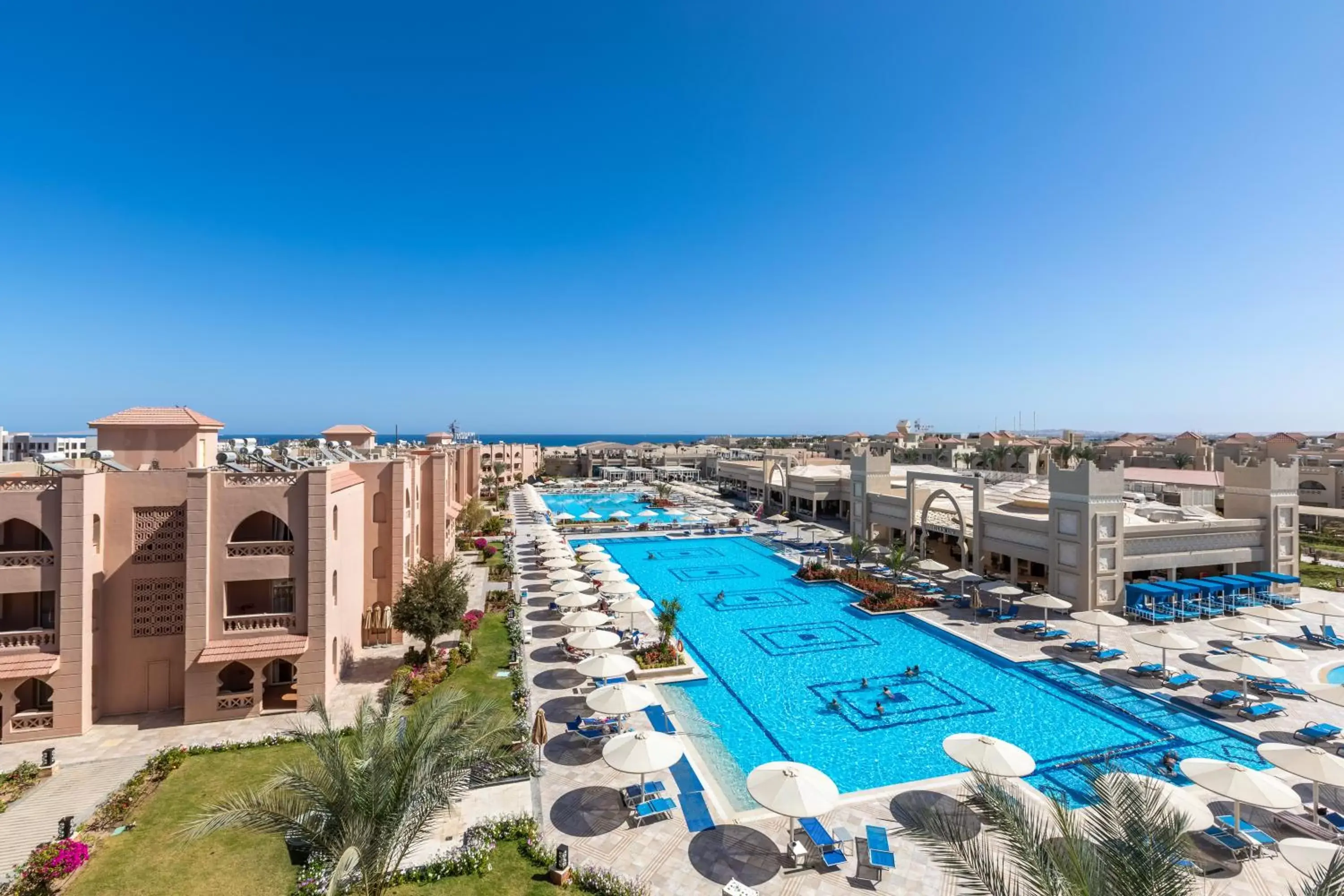 View (from property/room), Pool View in Pickalbatros Aqua Vista Resort - Hurghada