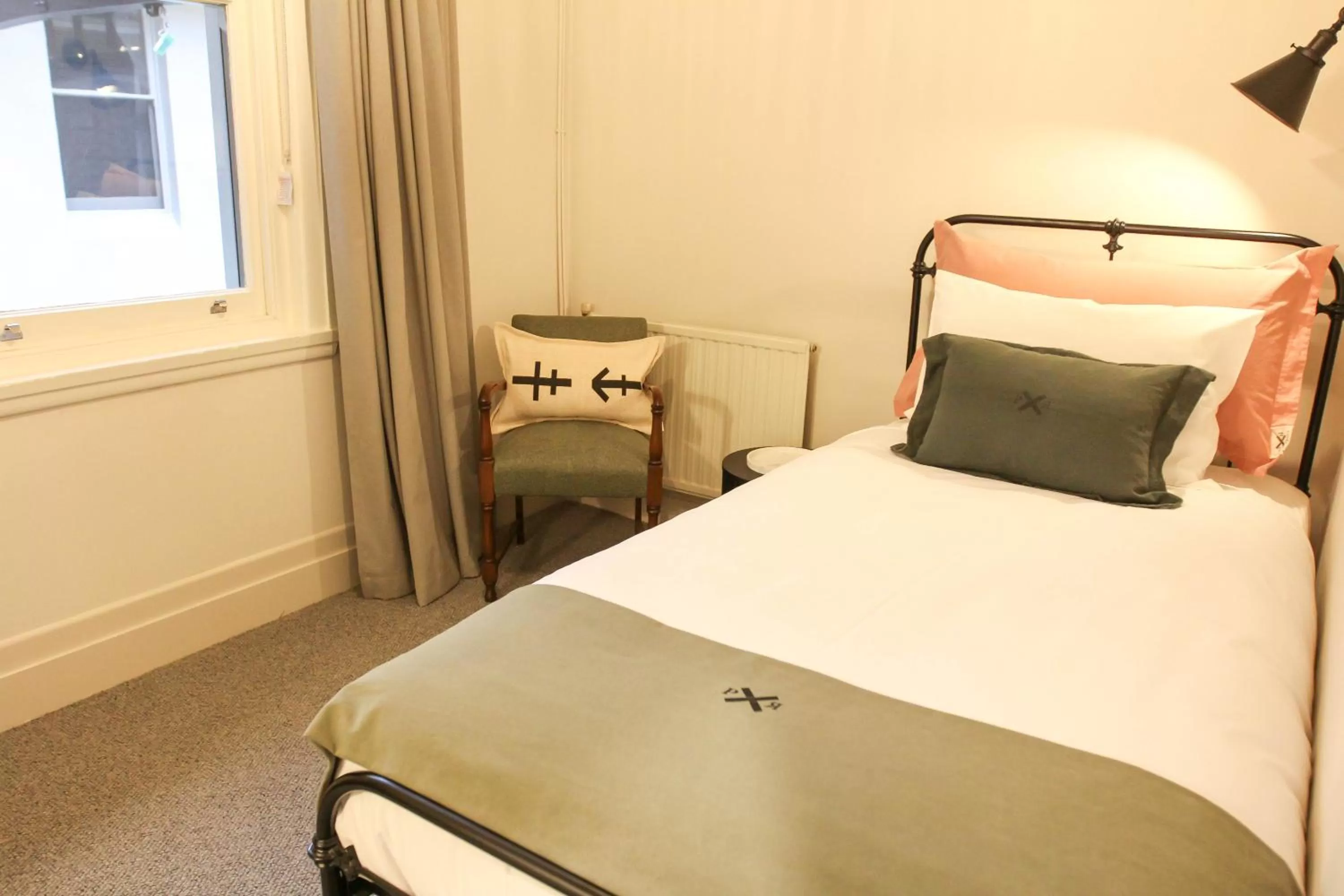 Bed in Alpine Hotel, Eat Drink Sleep