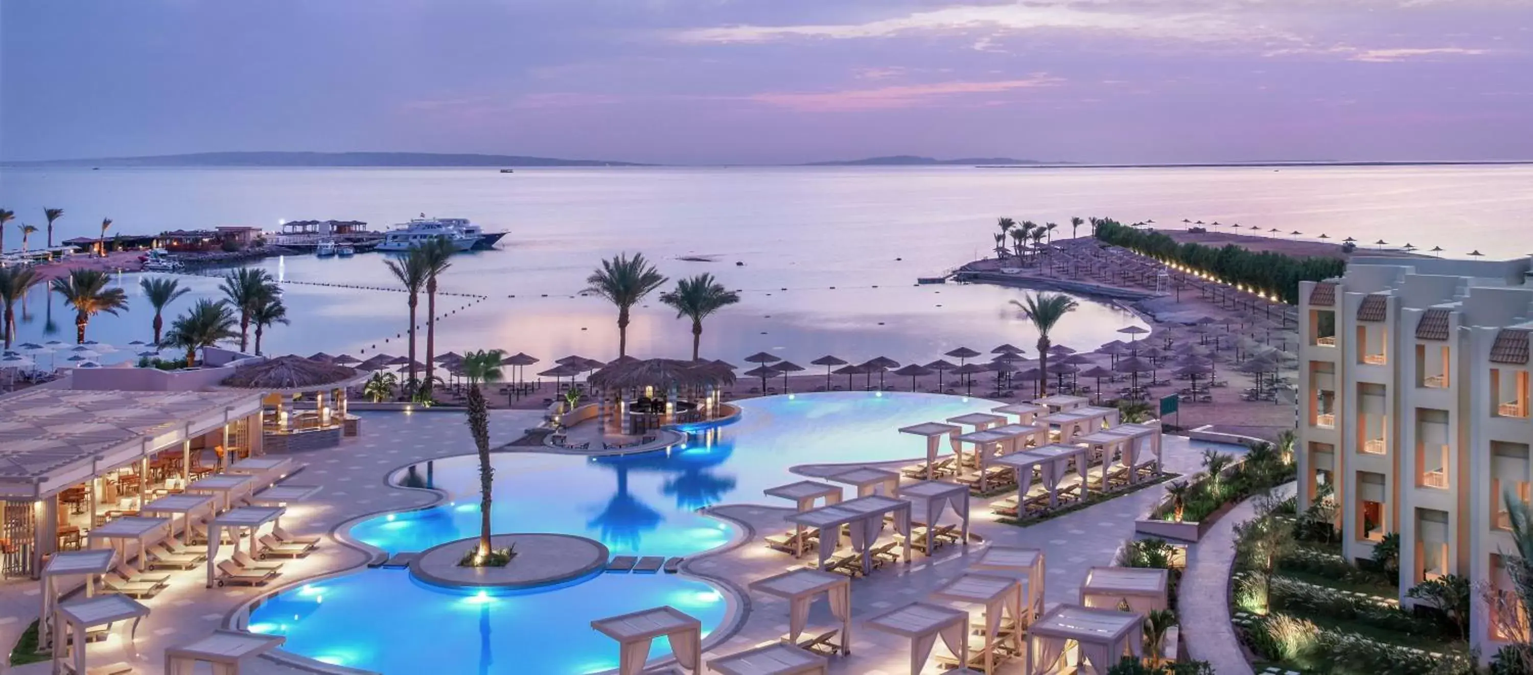 Bird's eye view, Pool View in Jaz Casa Del Mar Beach