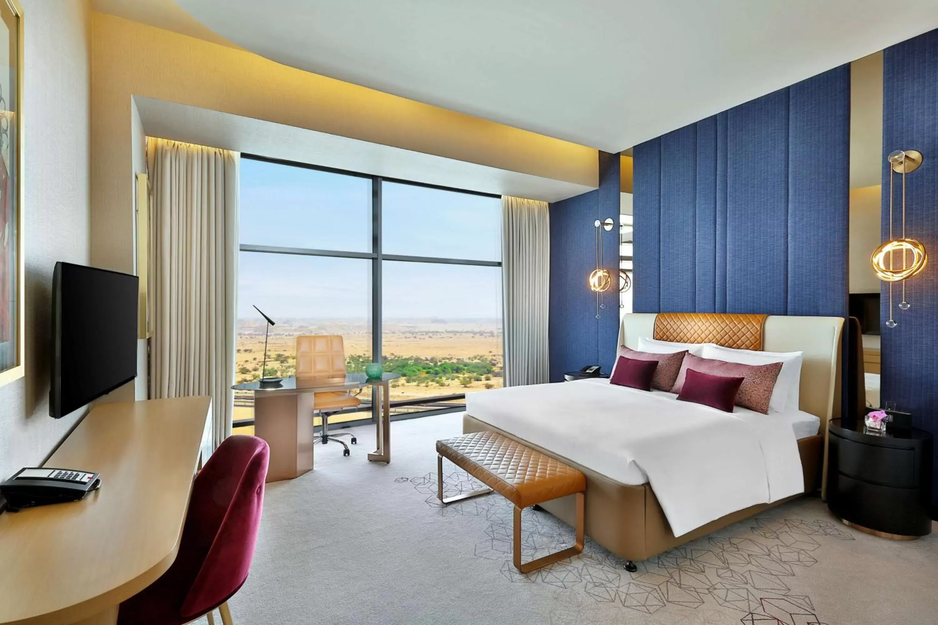 Bed in AlRayyan Hotel Doha, Curio Collection by Hilton