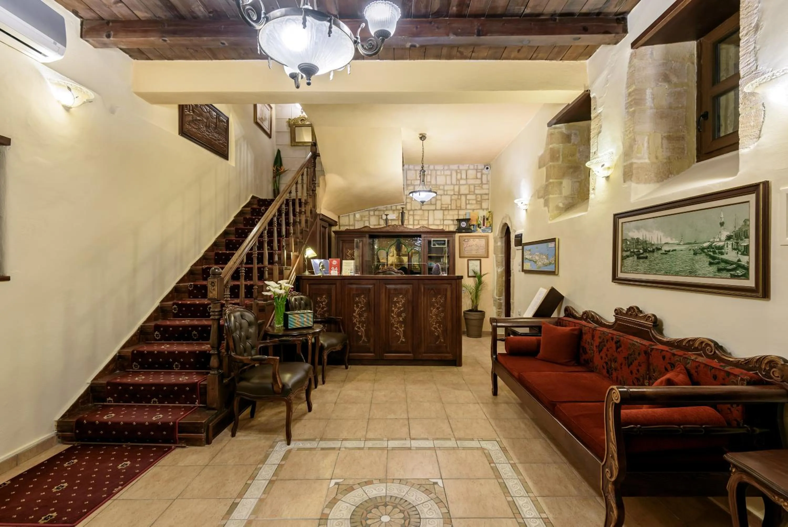 Lobby or reception in Porto Del Colombo Traditional Boutique Hotel