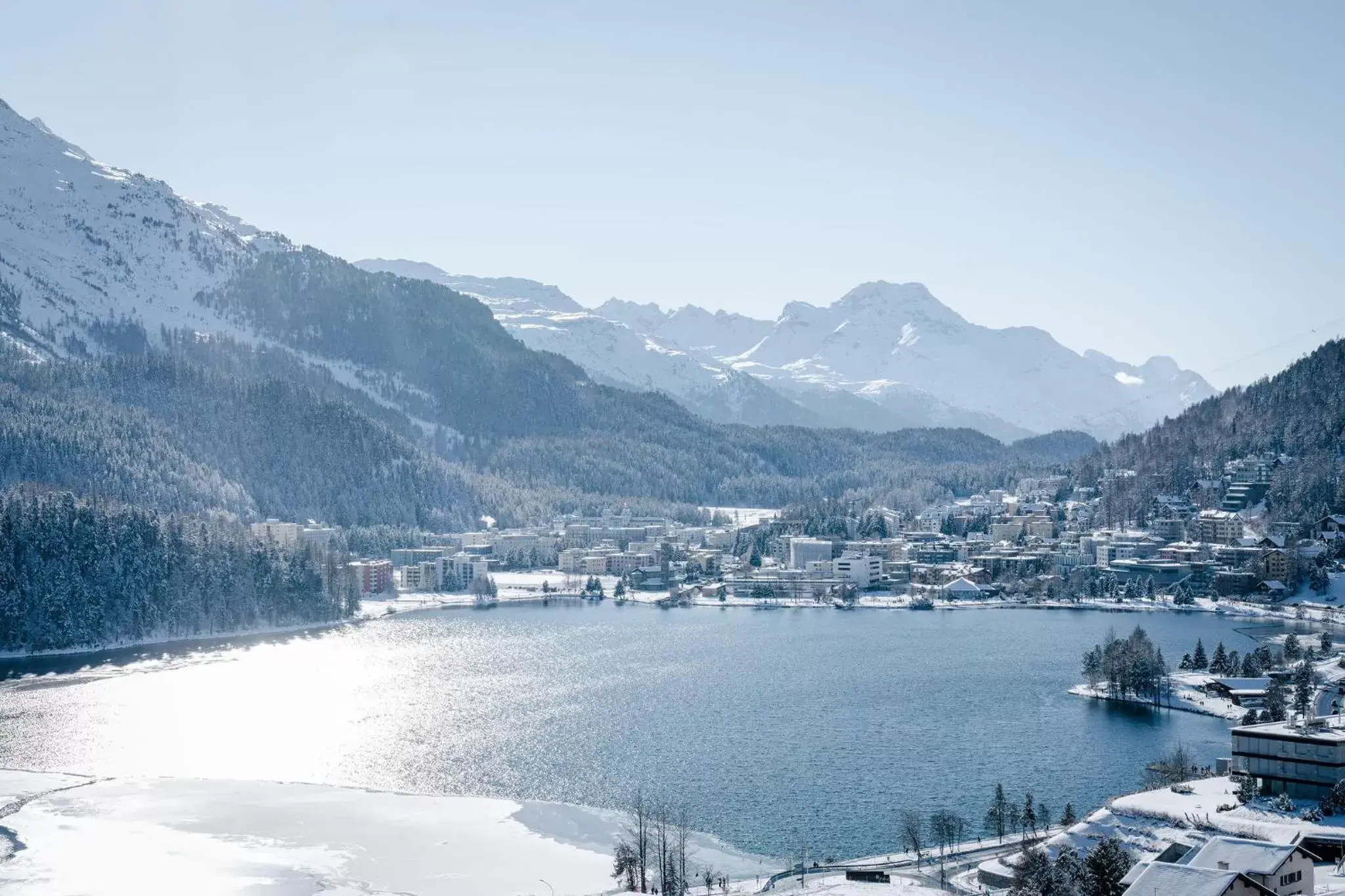 View (from property/room) in Carlton Hotel St Moritz - The Leading Hotels of the World