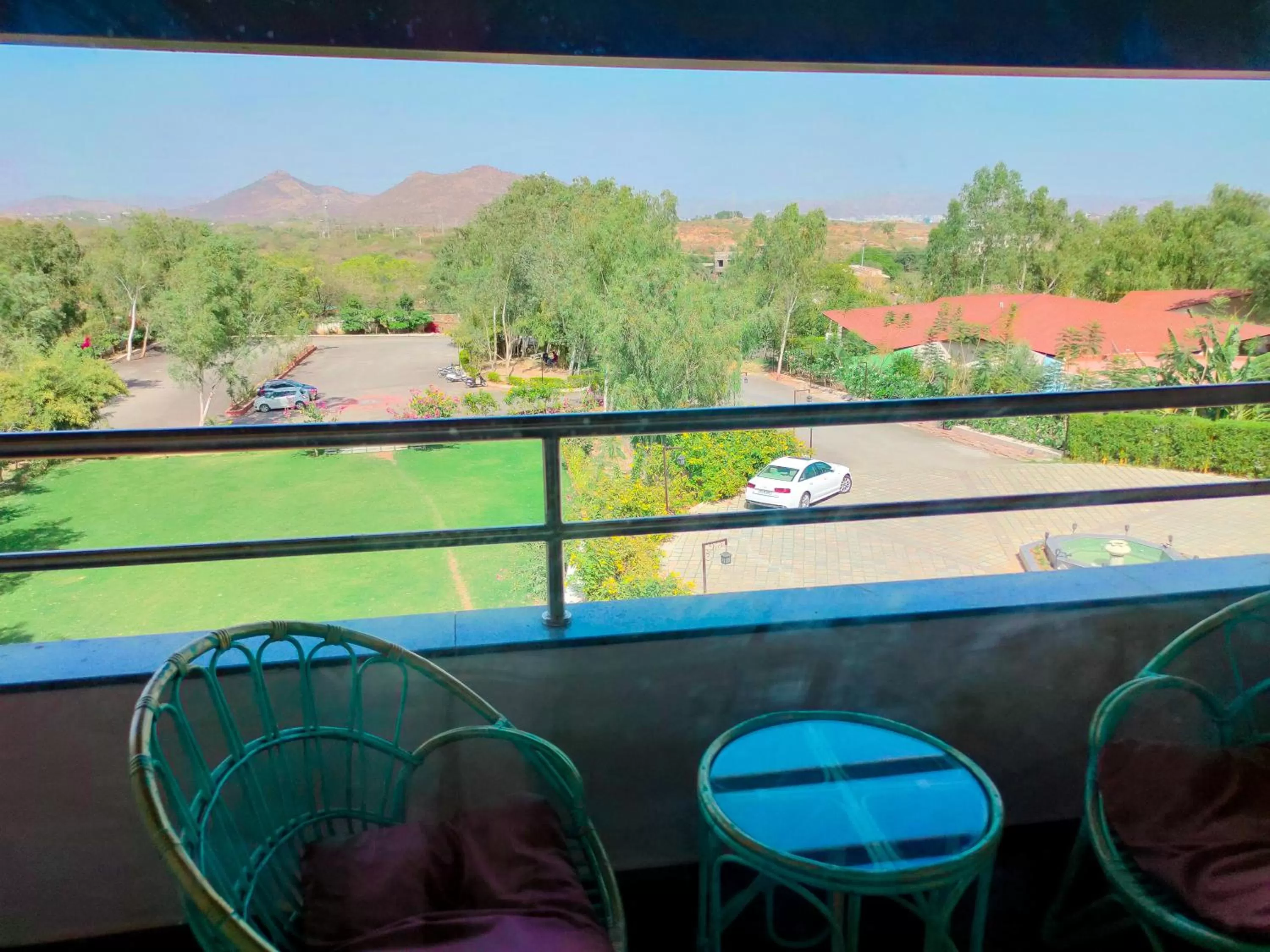 Balcony/Terrace in Bamboo Saa Resort & Spa - Udaipur