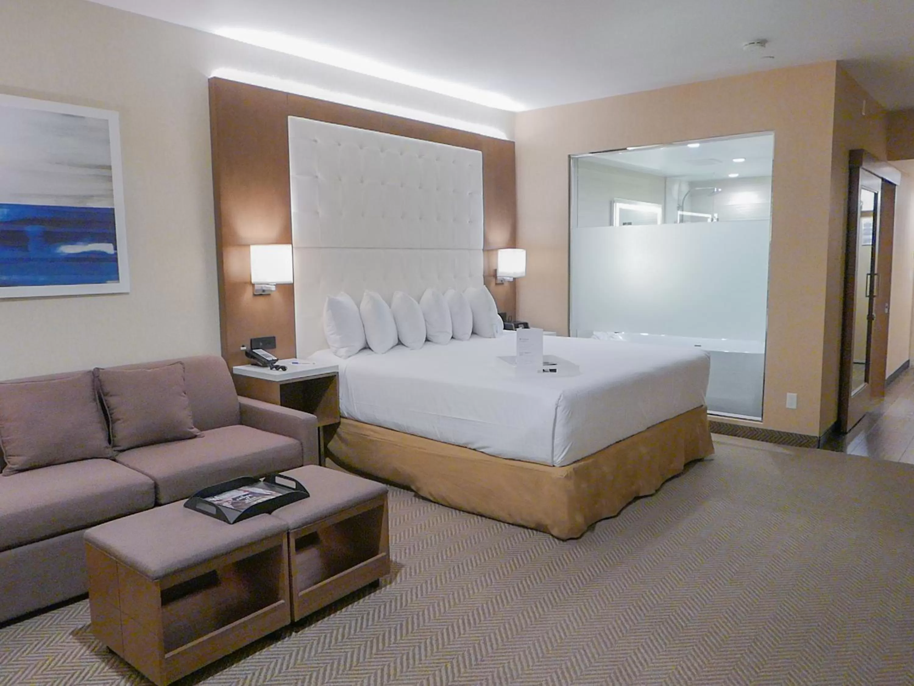 Bed in Wyndham Anaheim