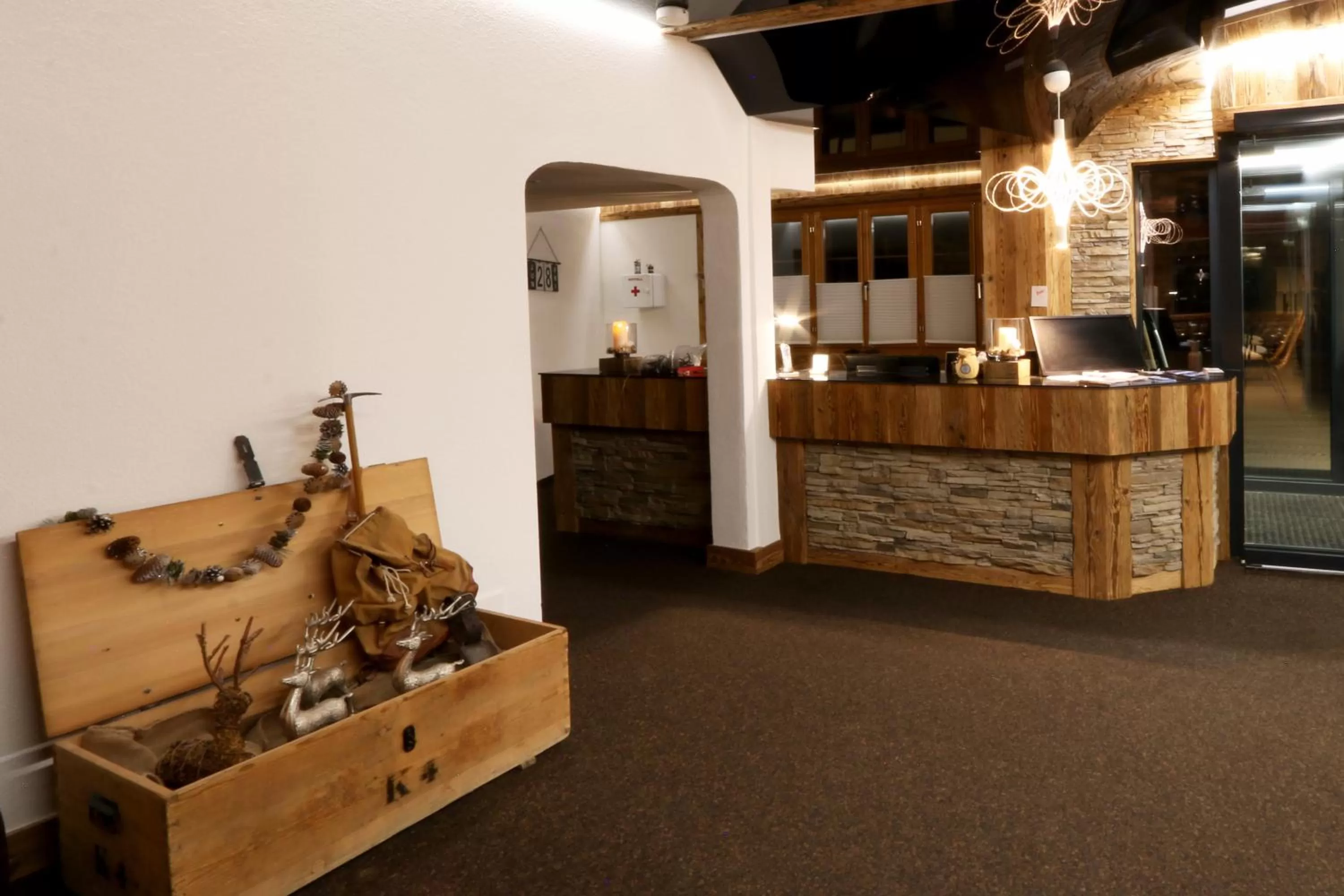 Lobby or reception in Amber Ski-in/out Hotel & Spa