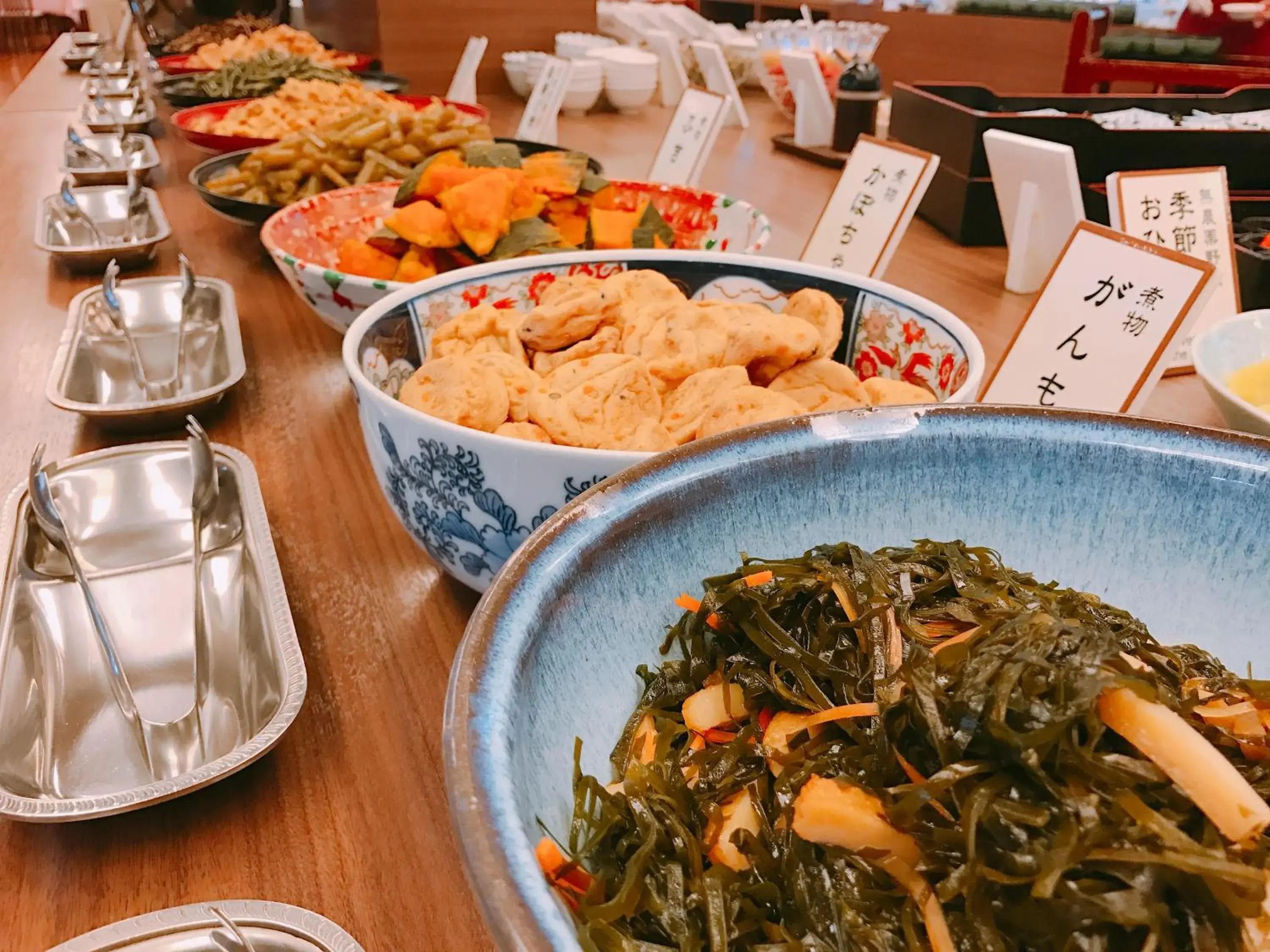 Breakfast, Food in Takinoyu Hotel