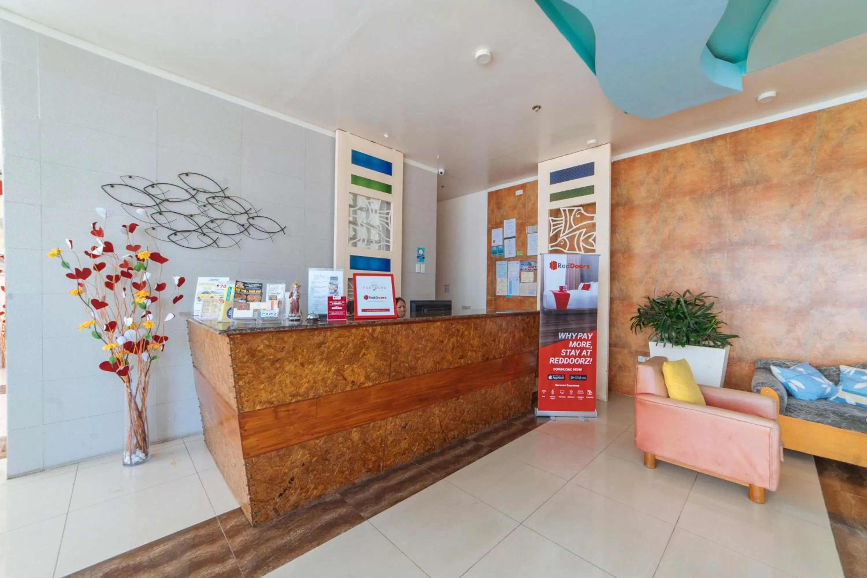Lobby or reception in RedDoorz Plus @ San Roque Roxas City