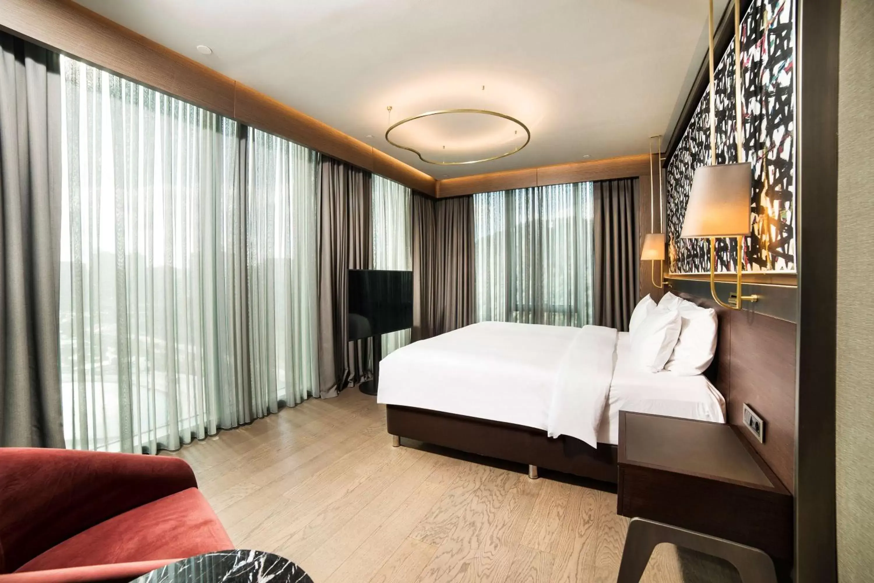 Restaurant/places to eat, Bed in Radisson Collection Hotel, Vadistanbul
