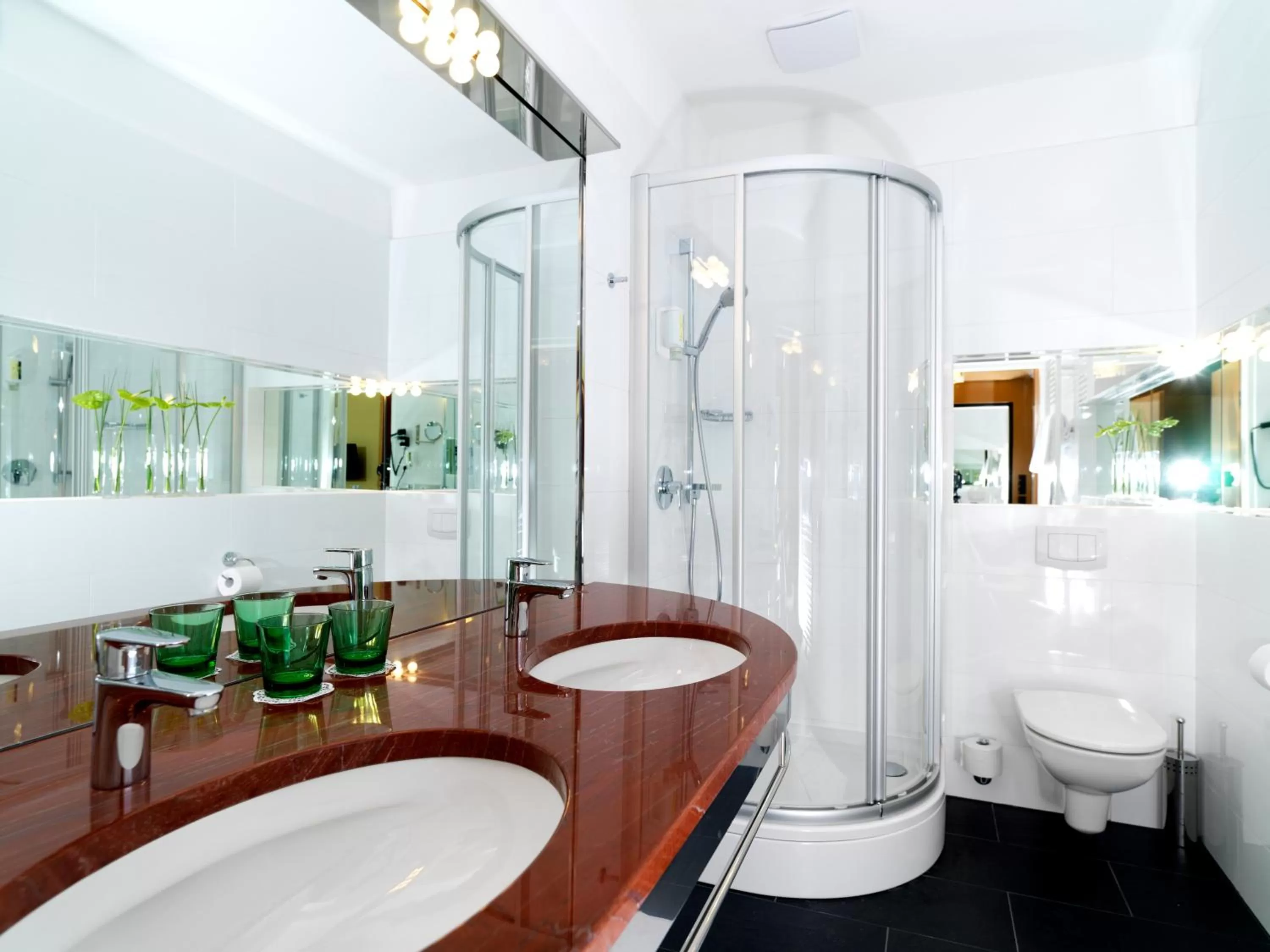 Shower in Hotel Zipser