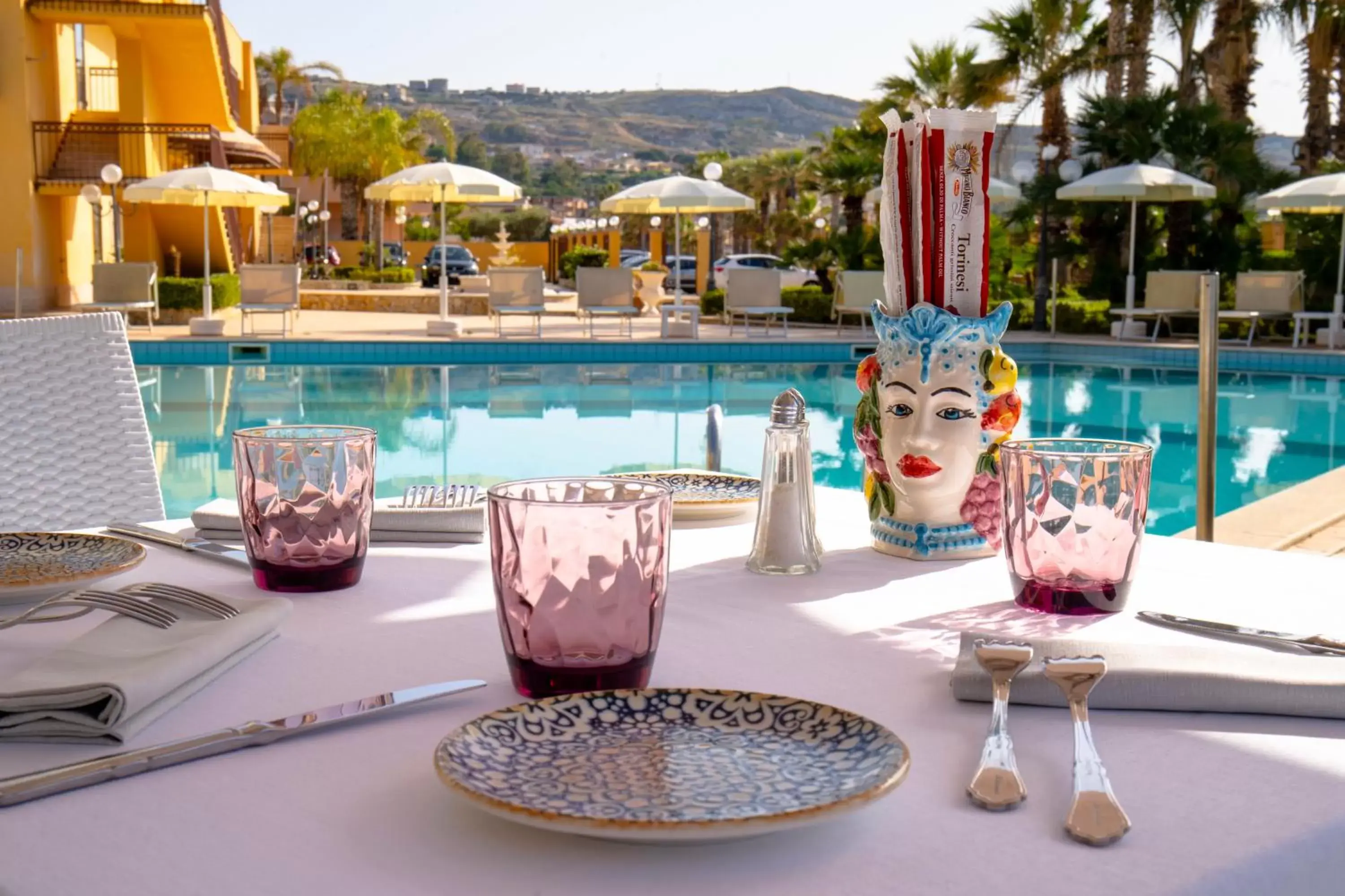 Swimming Pool in Hotel Villa Romana