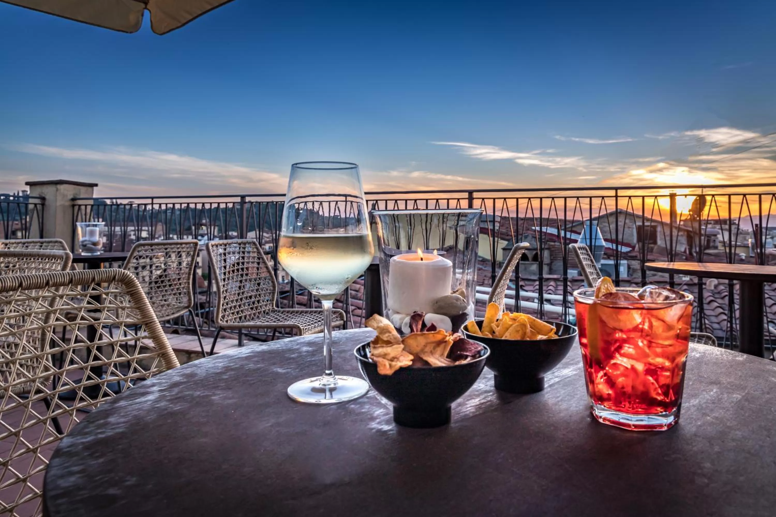 Balcony/Terrace in Palazzo Alfieri - Place of Charme