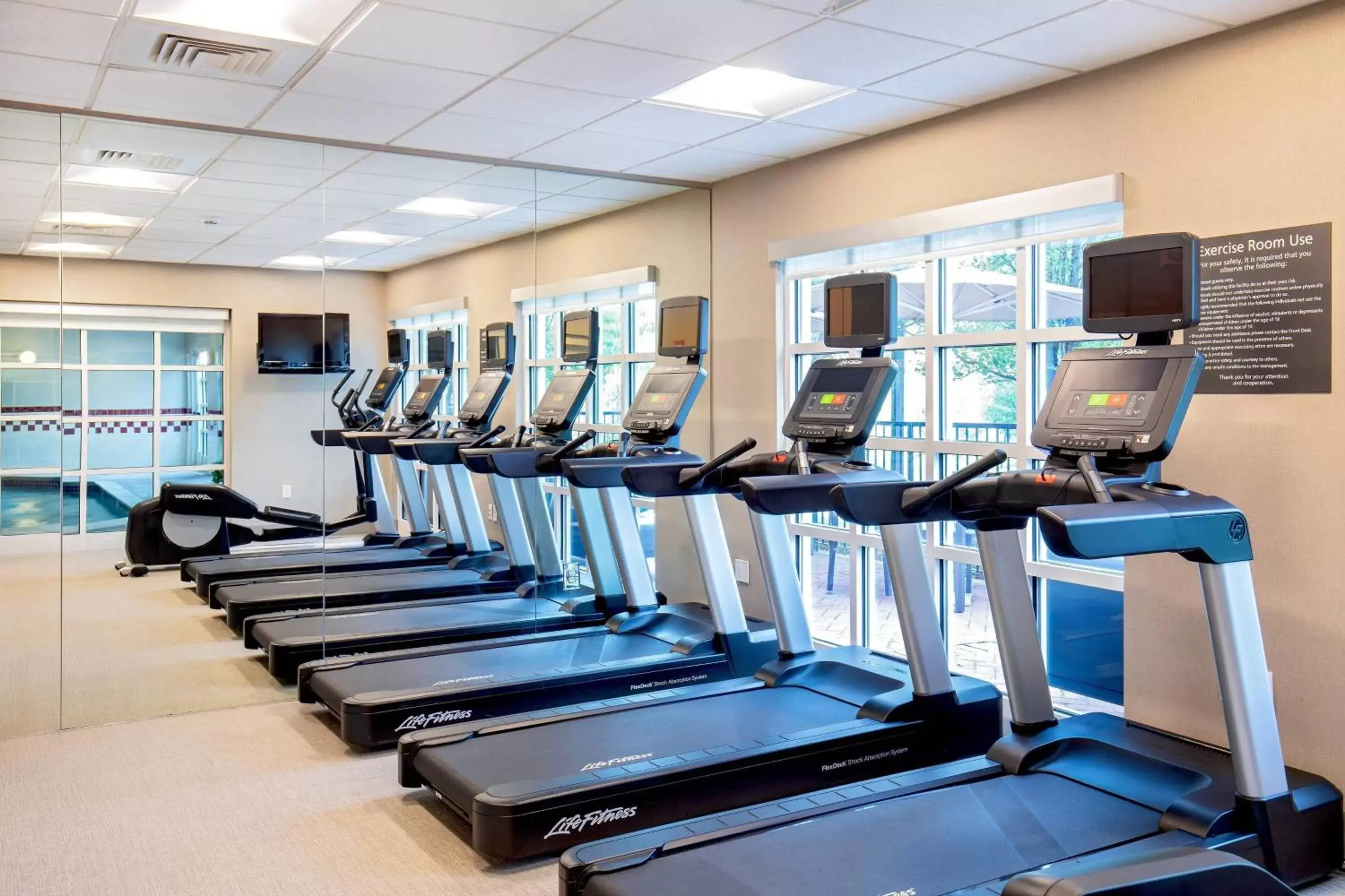 Fitness centre/facilities, Fitness Center/Facilities in Residence Inn by Marriott Boston Woburn