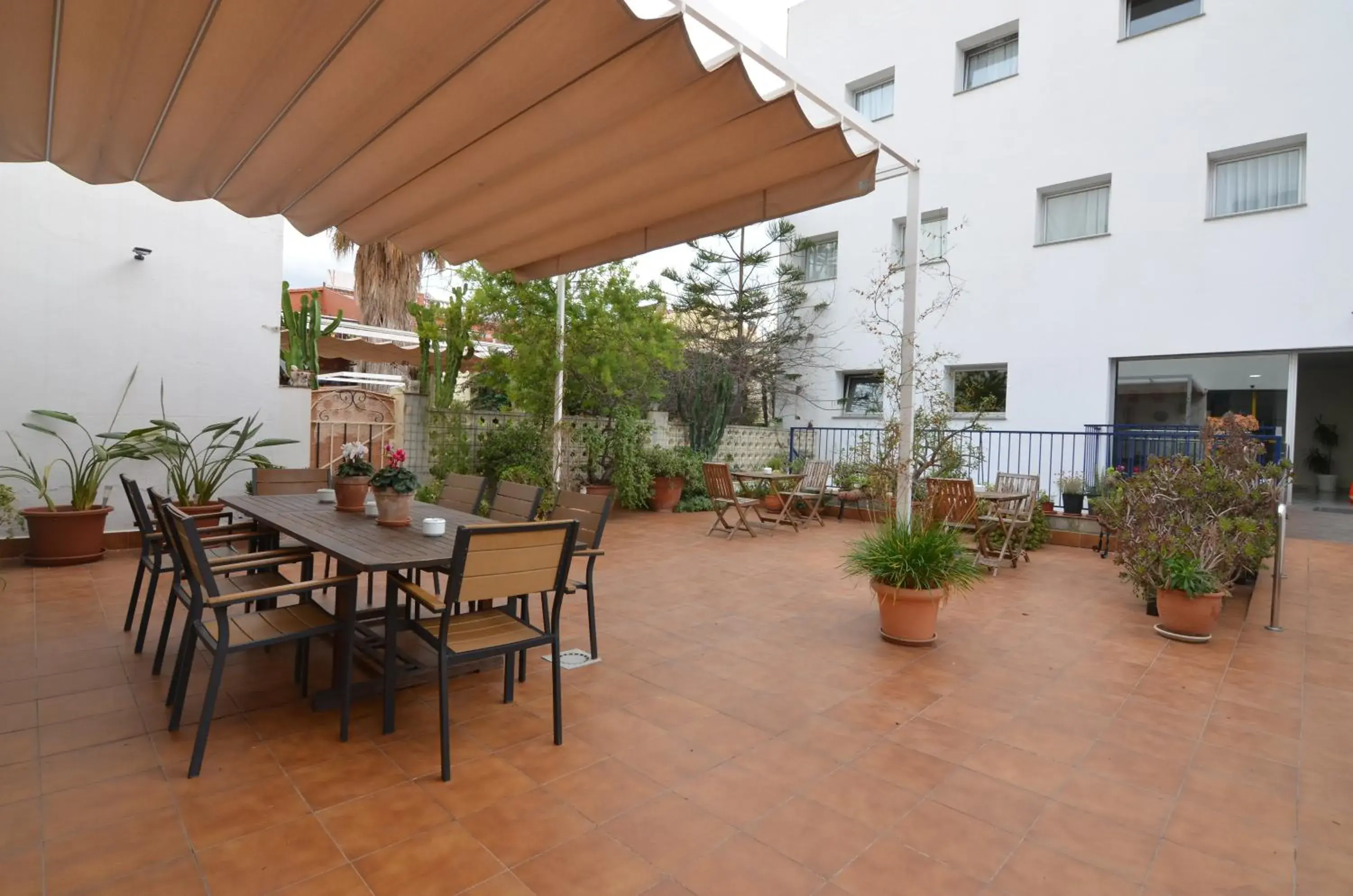 Patio in Hotel Blauet