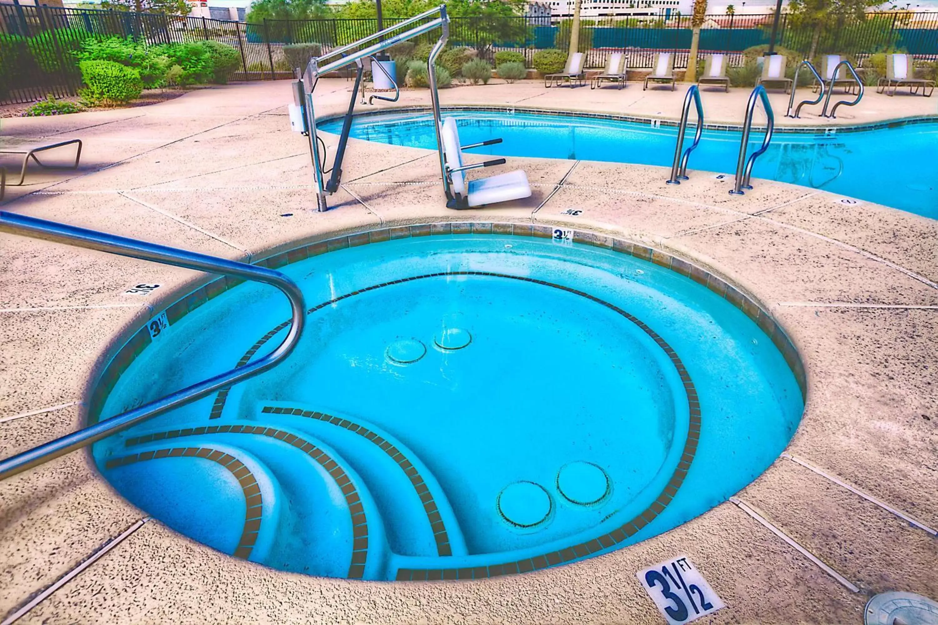 Pool view, Water Park in Hampton Inn & Suites Las Vegas-Henderson