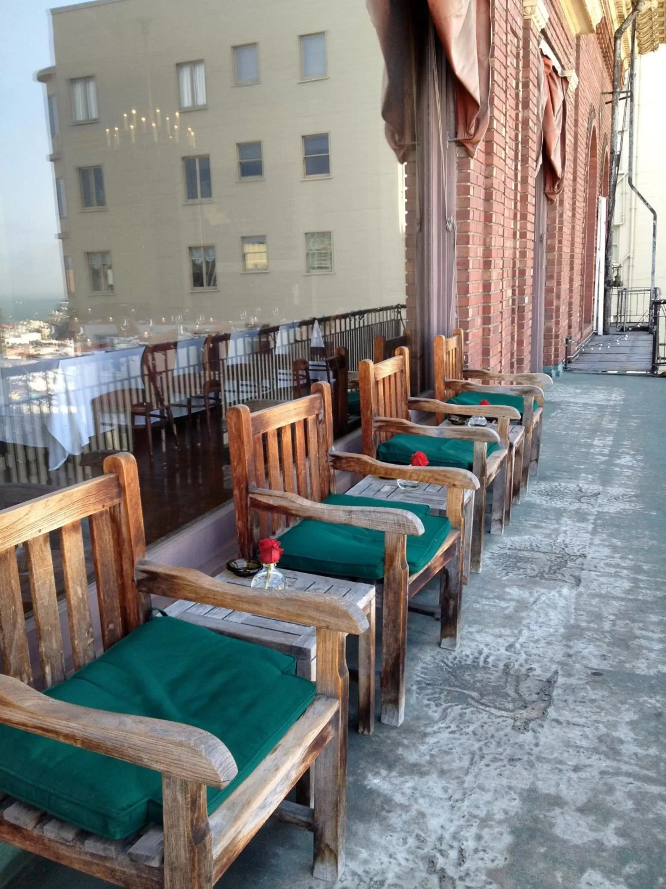 Balcony/Terrace, Restaurant/Places to Eat in University Club of San Francisco
