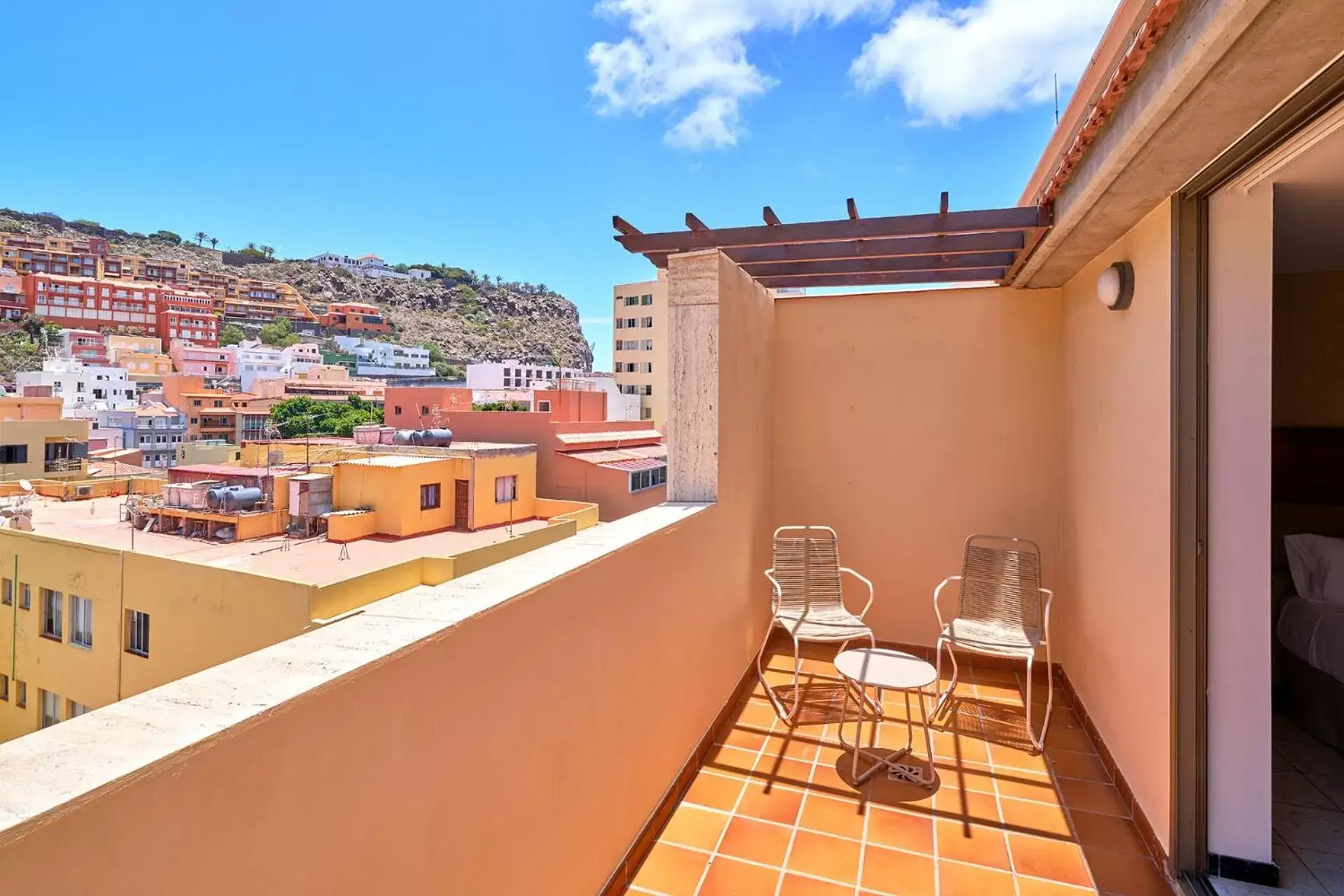 Balcony/Terrace in Hotel Torre Del Conde