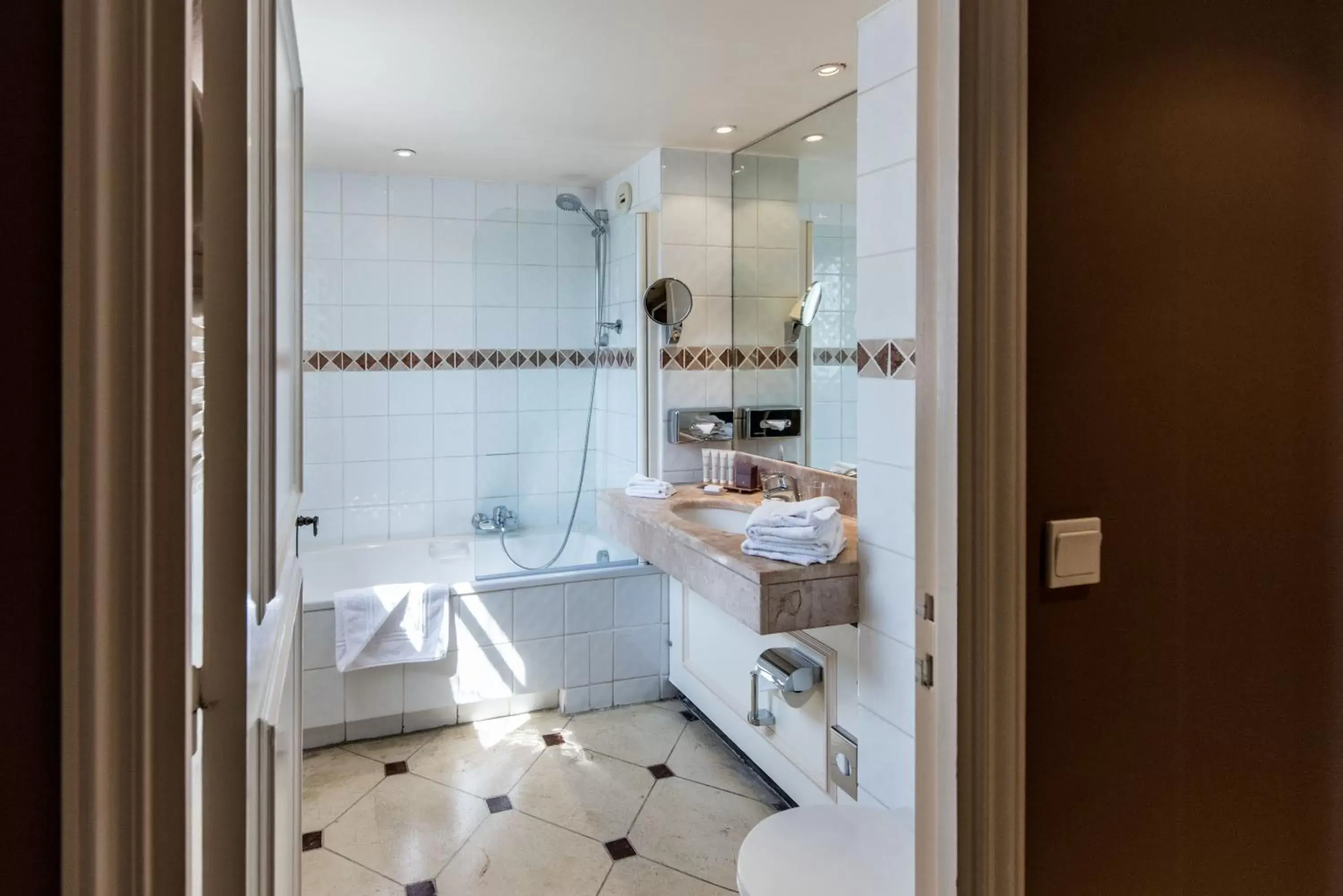 Shower, Bathroom in Hôtel De Mougins