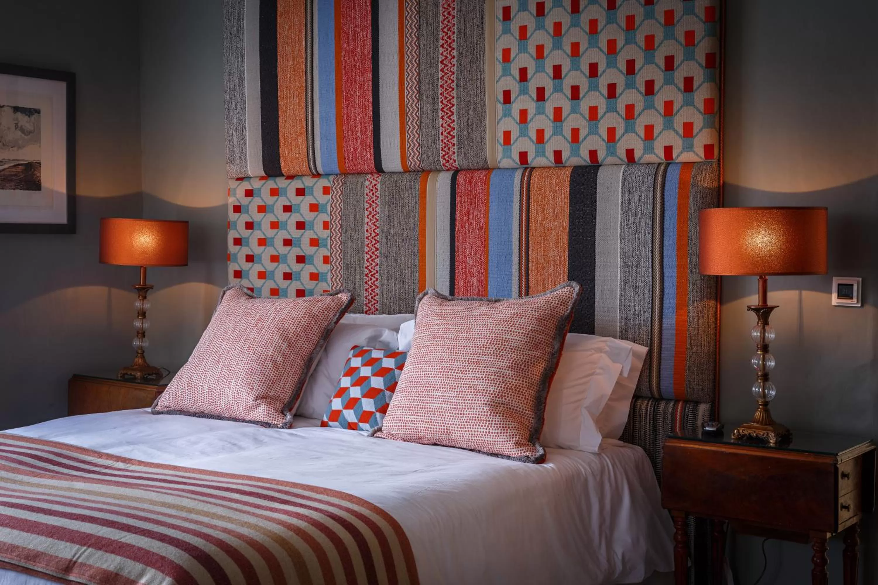 Bed in The Assembly House in central Norwich