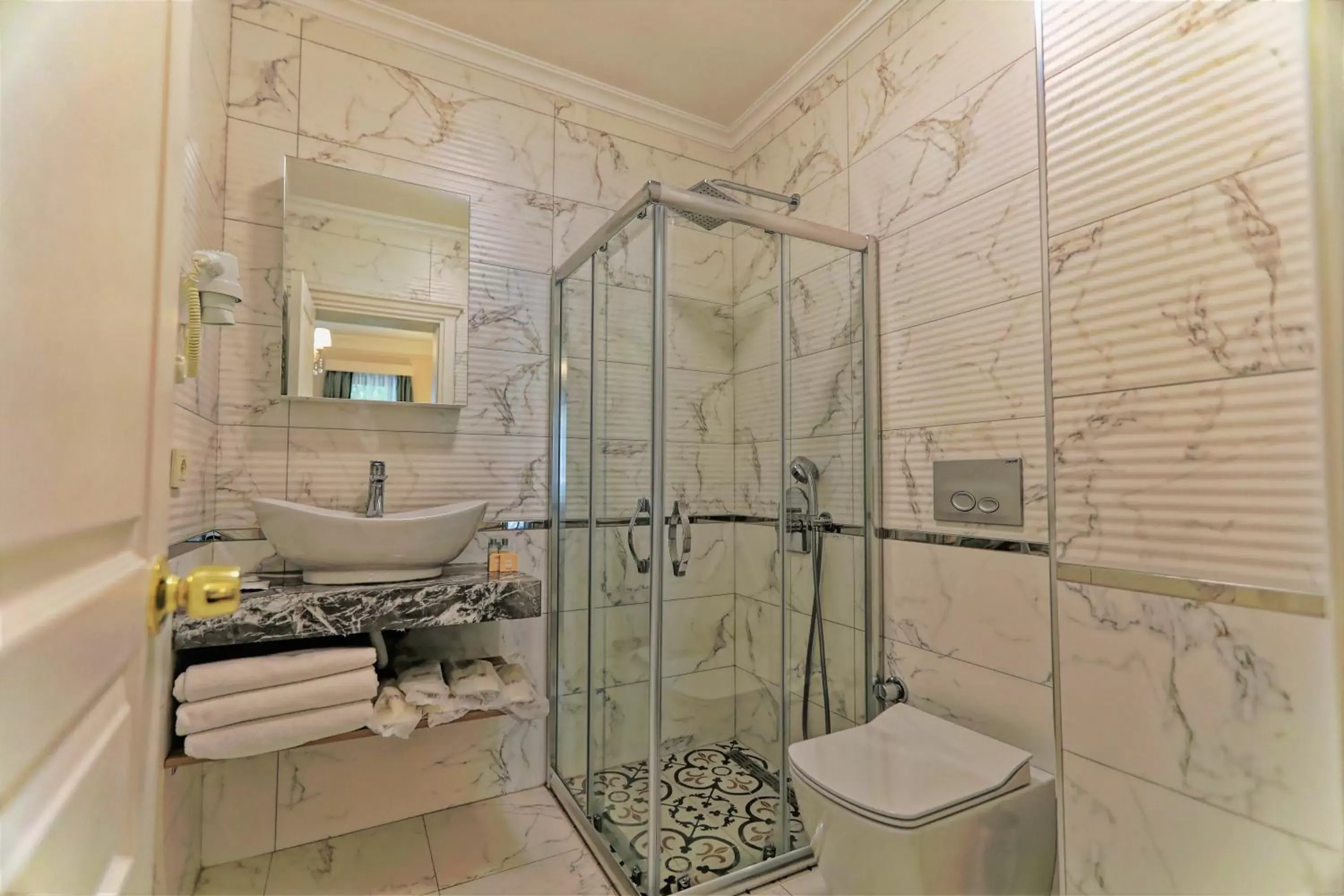 Shower, Bathroom in Romantic Hotel Istanbul