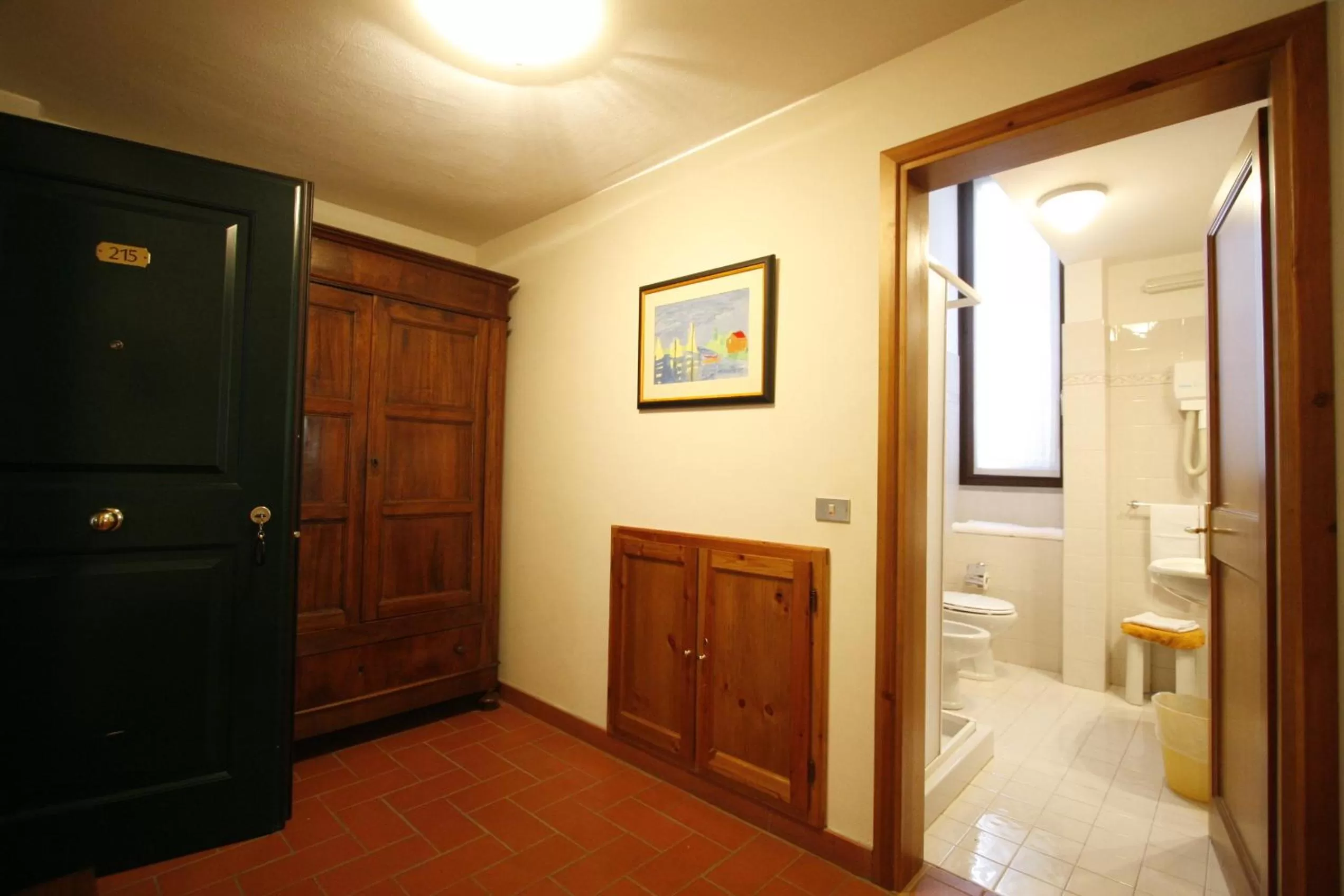 Shower in Hotel Residence La Contessina