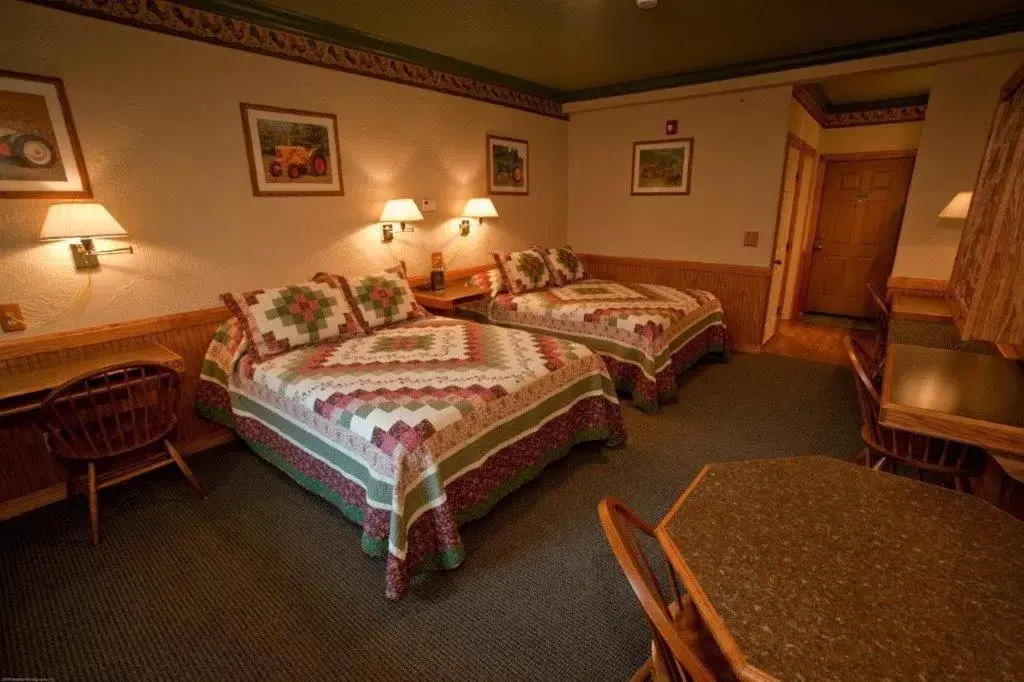 Bed in Beaver Valley Lodge