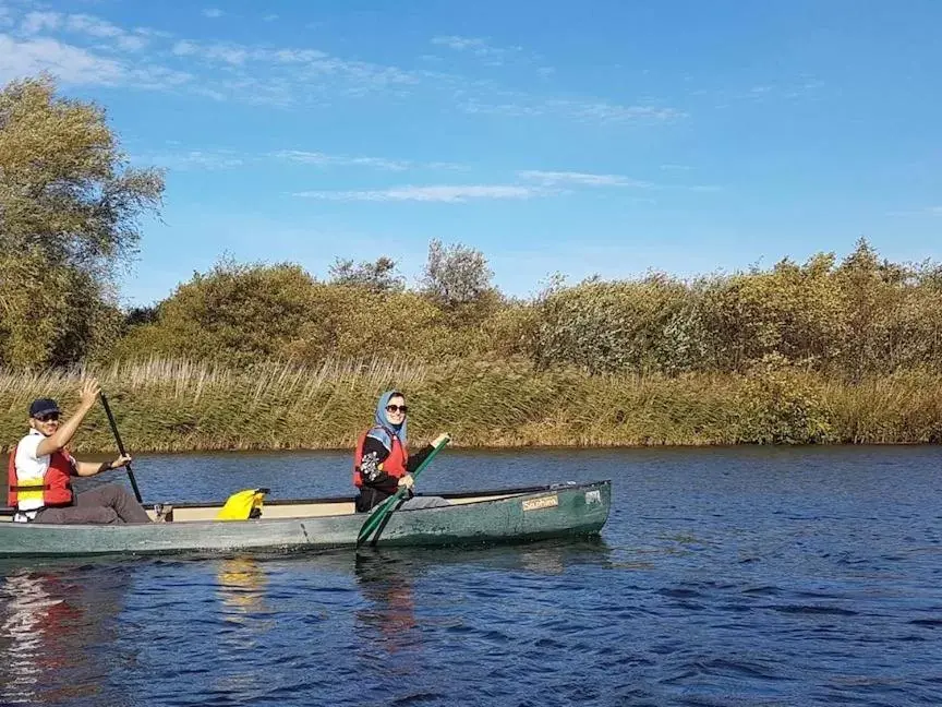 Activities, Canoeing in Cotenham Barn