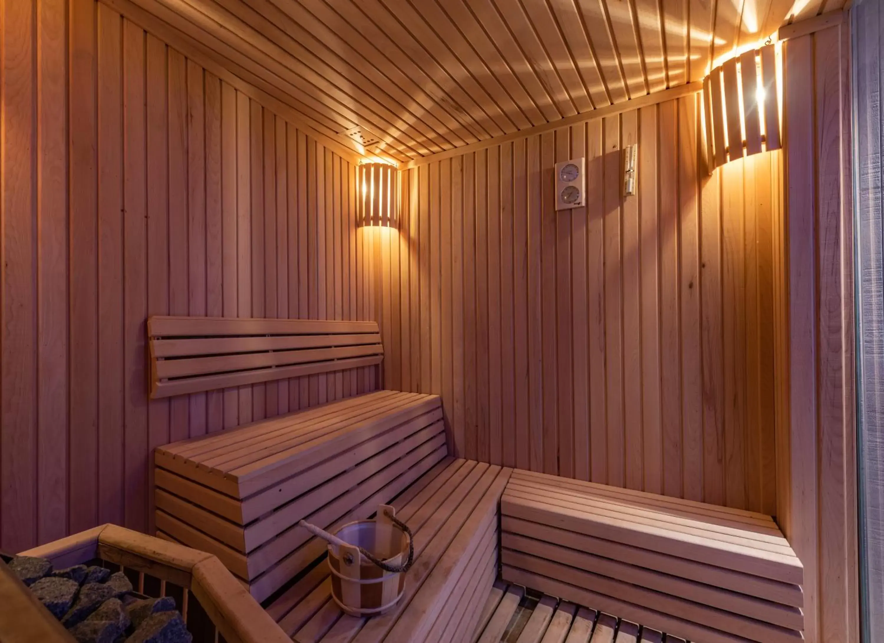 Sauna in Ramada Hotel & Suites by Wyndham Al Qassim