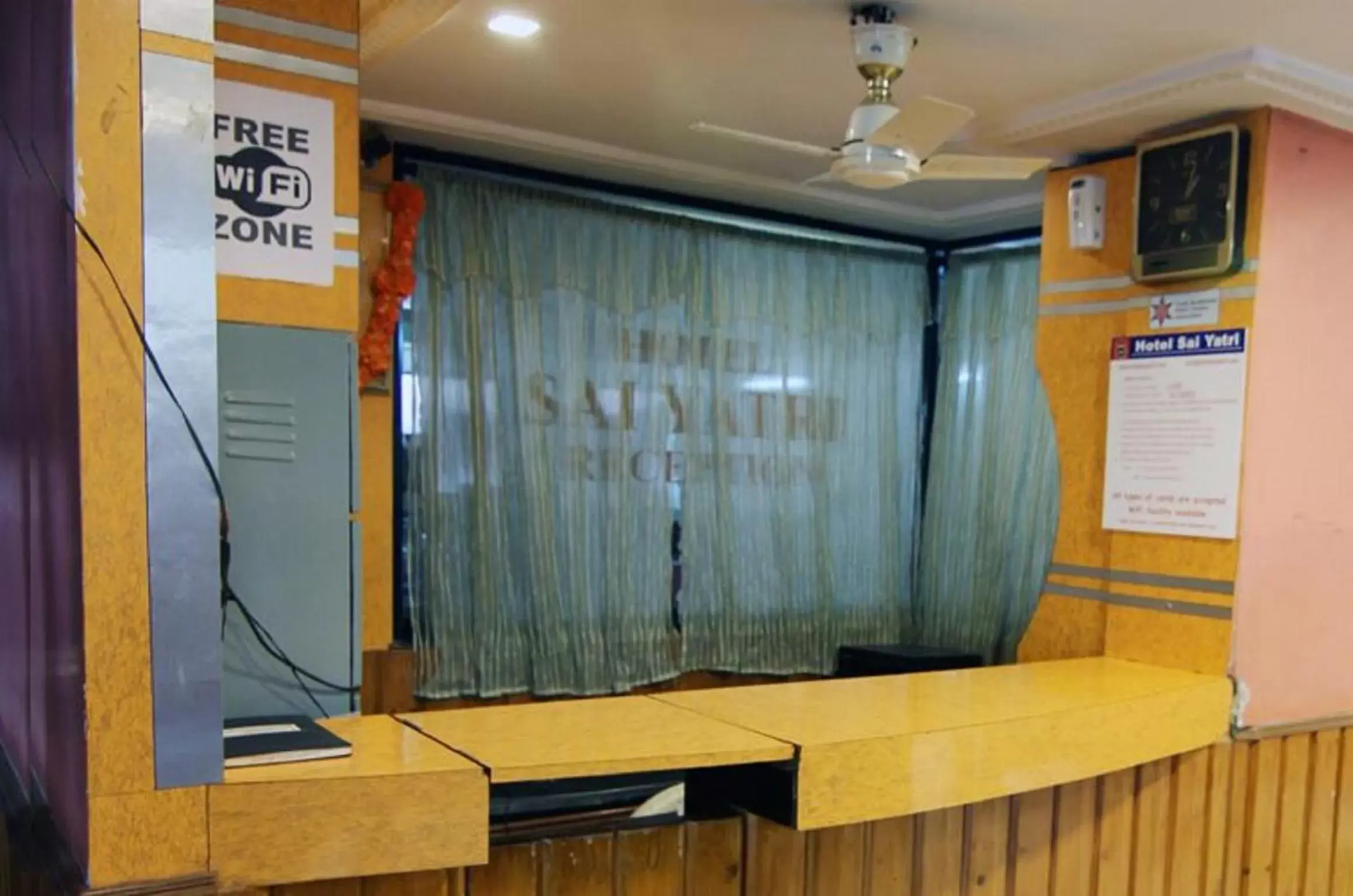 Lobby or reception in Hotel Sai Yatri Lobby or reception in Hotel Sai Yatri