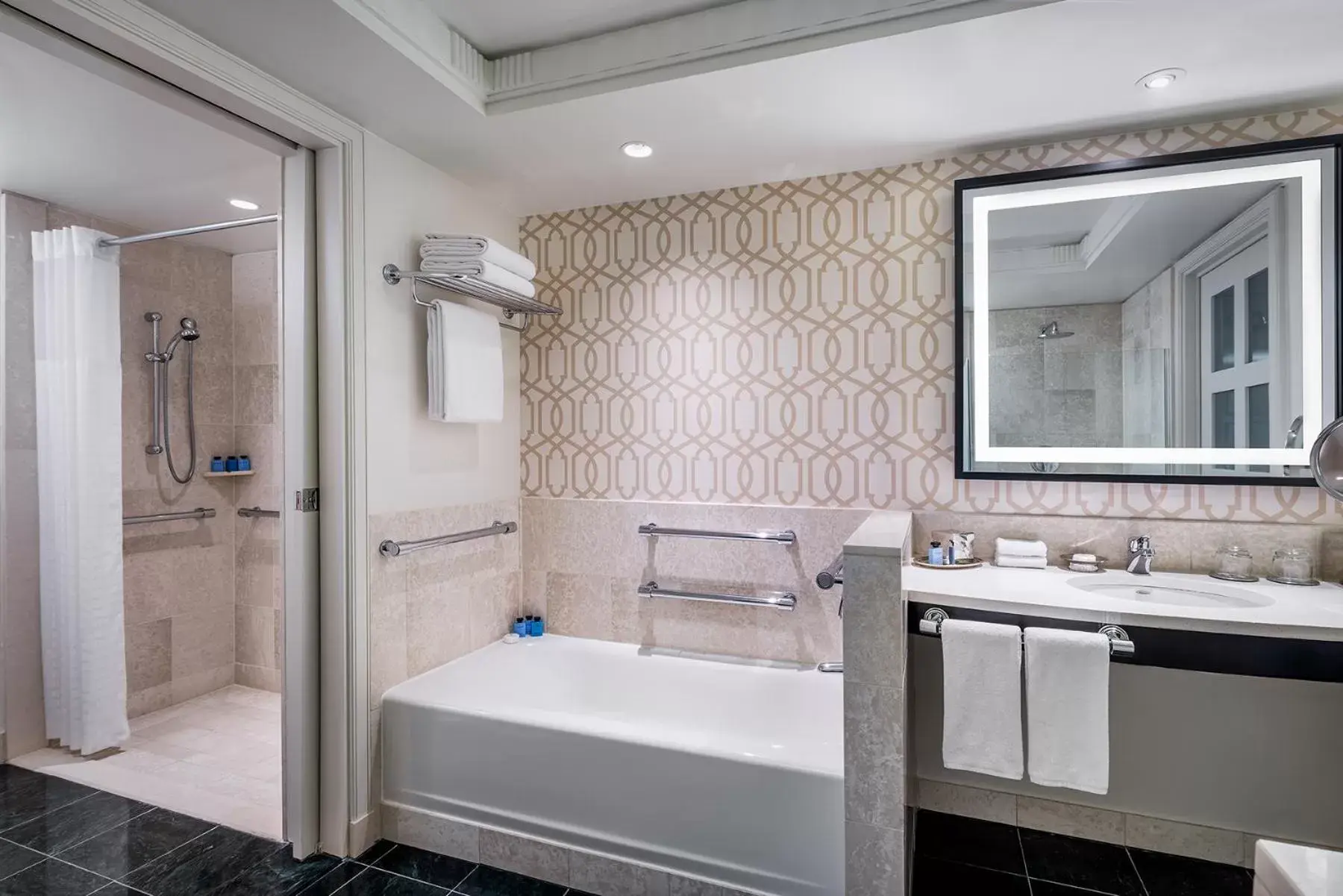 Shower, Bathroom in Sofitel Lafayette Square Washington DC