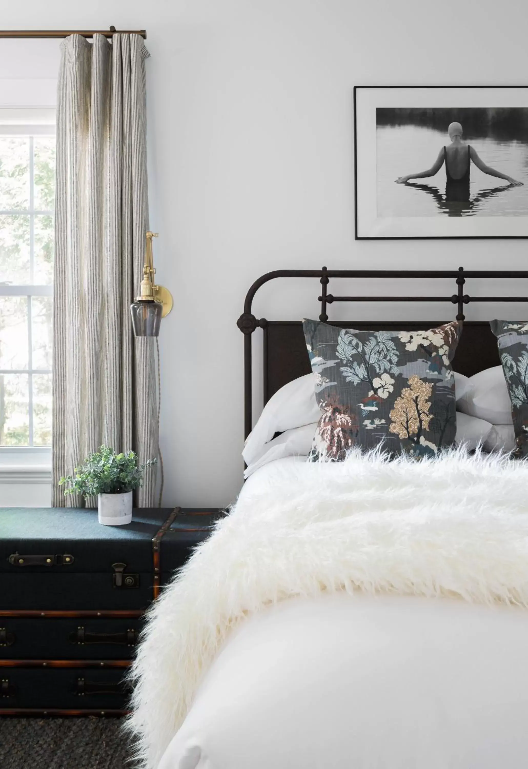 Decorative detail, Bed in The Coonamessett