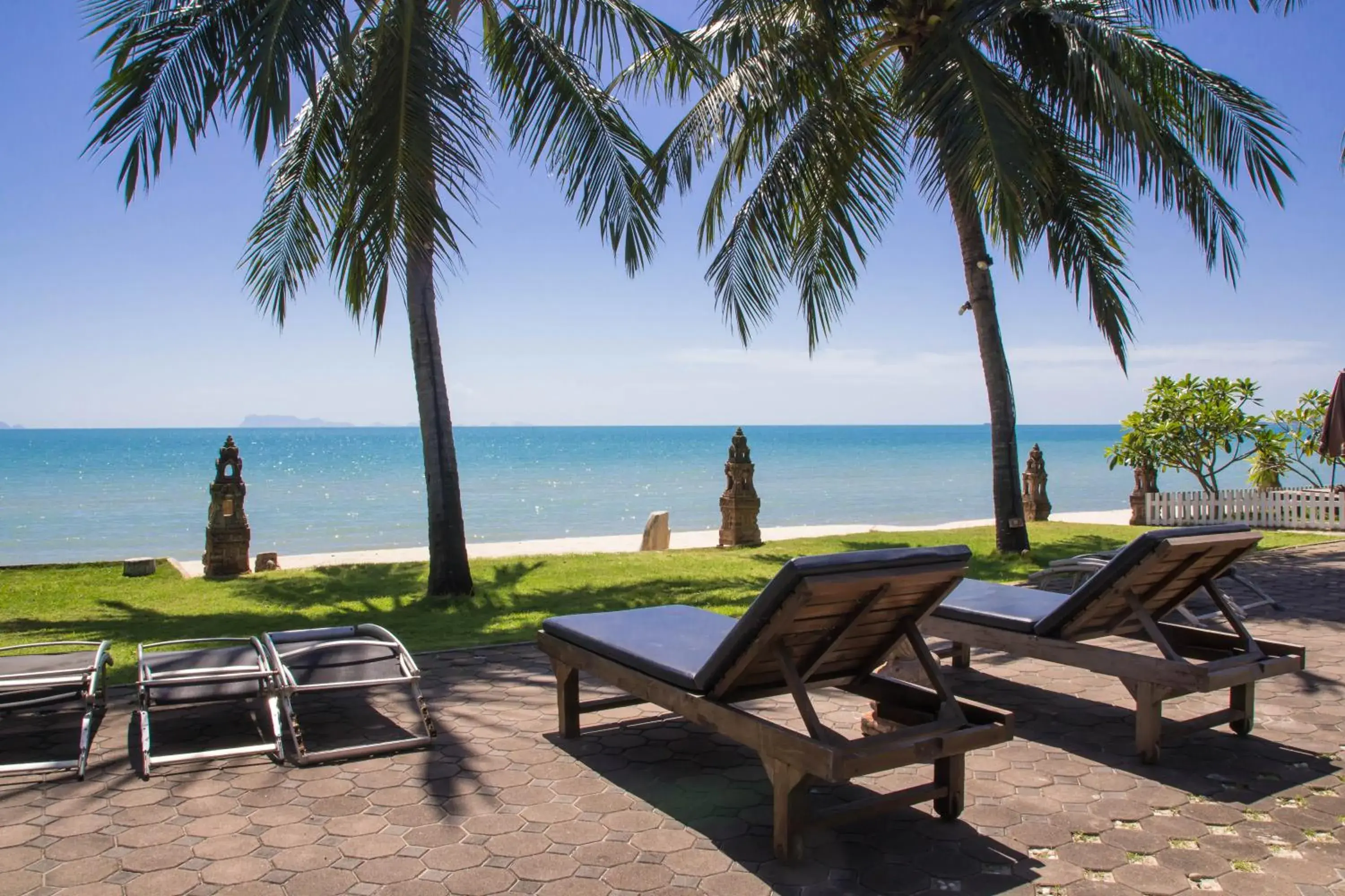 Patio, Beach in Rajapruek Samui Resort - SHA Plus