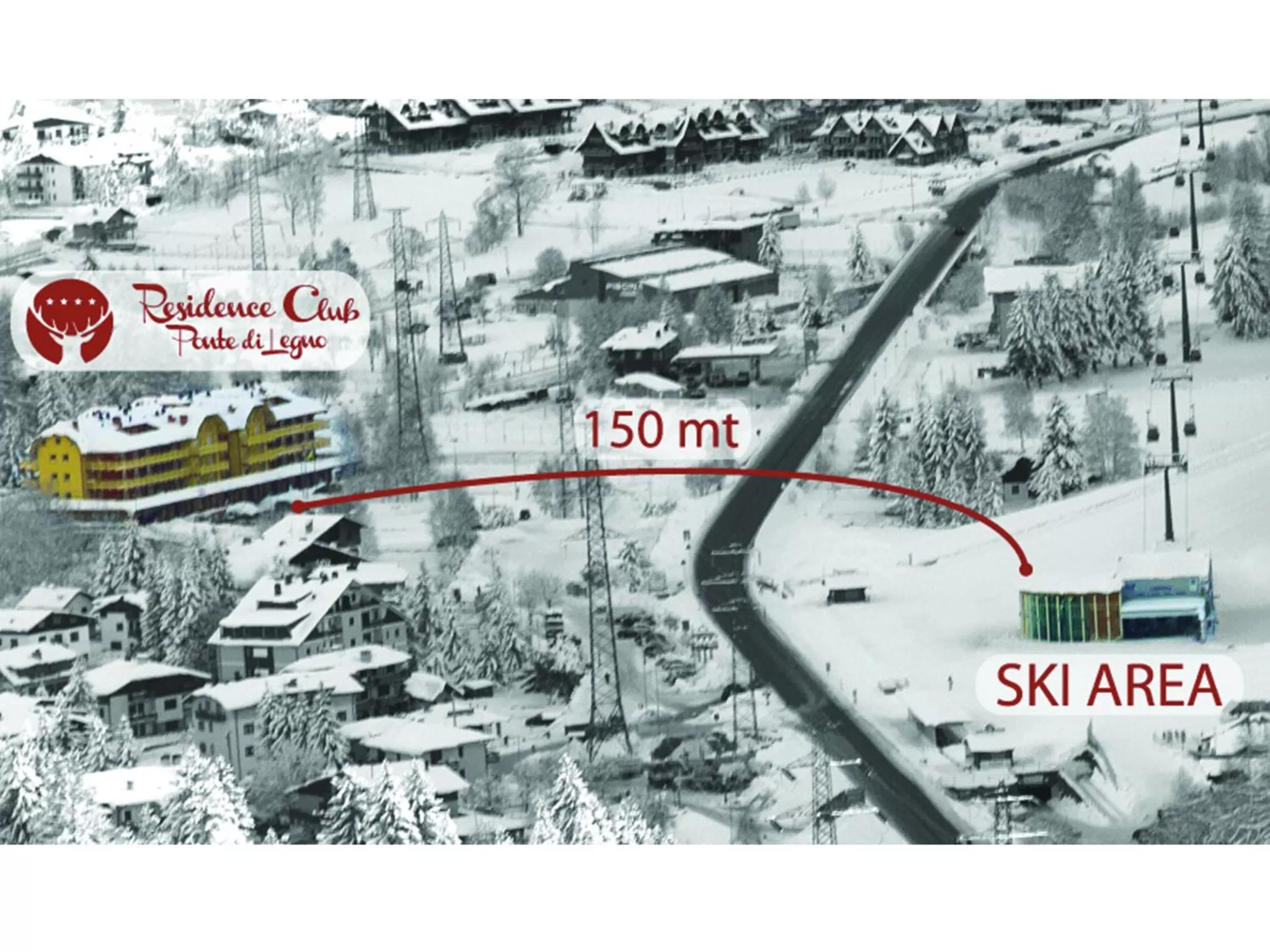 Skiing in Residence Club Ponte Di Legno