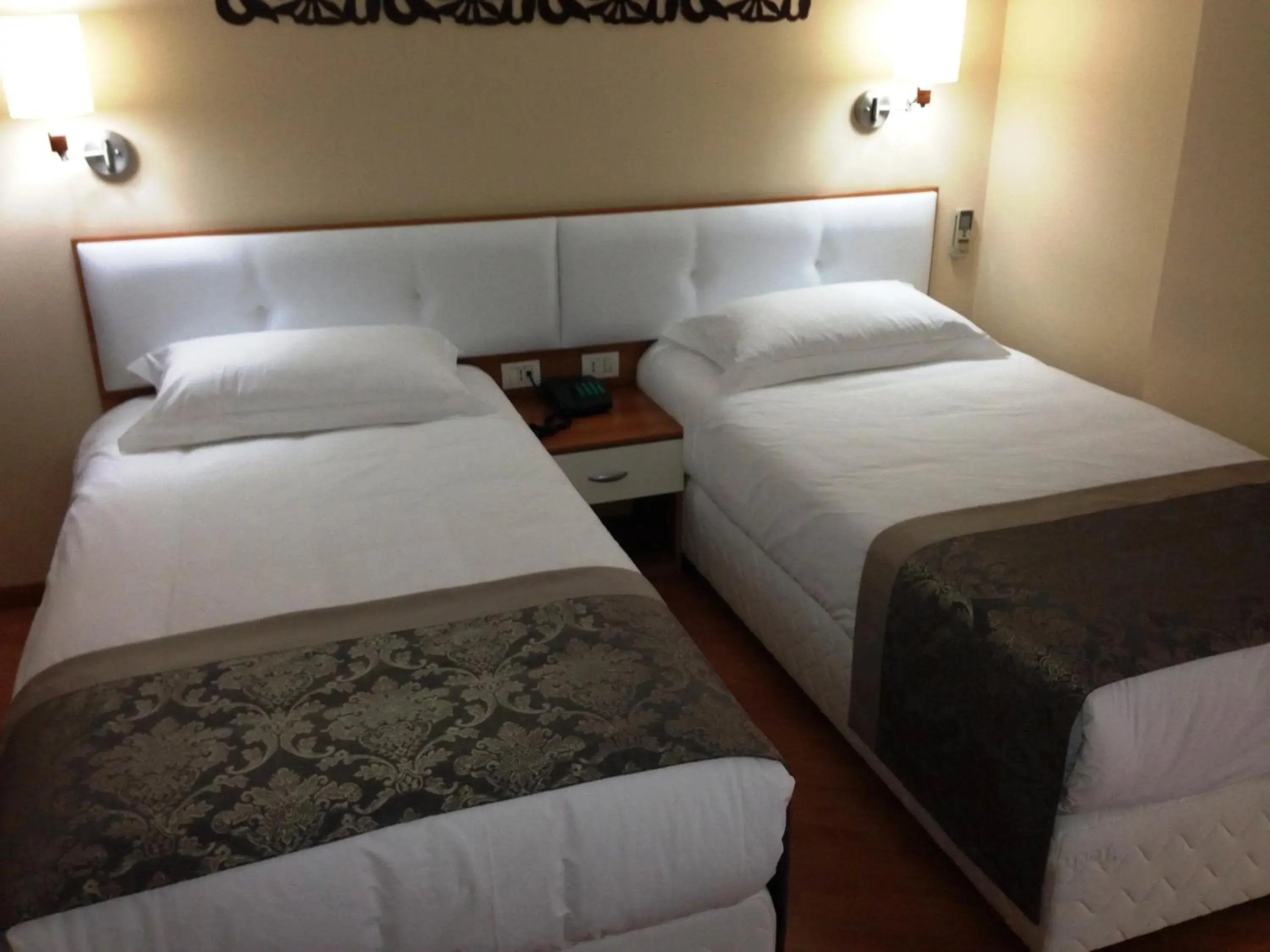 Bed in Hotel Arvi