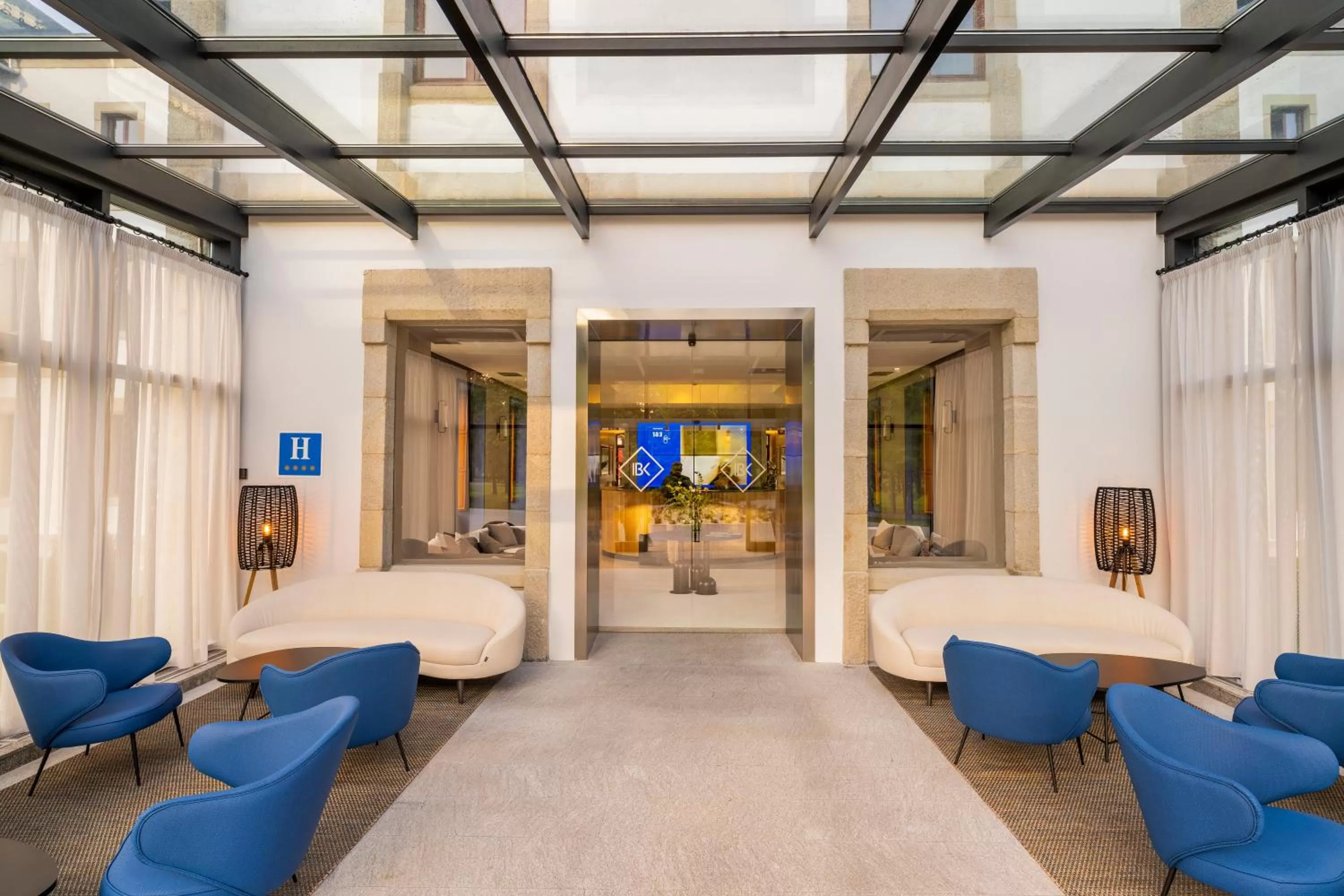 Lobby or reception, Bed in Iberik Gran Balneario de Guitiriz